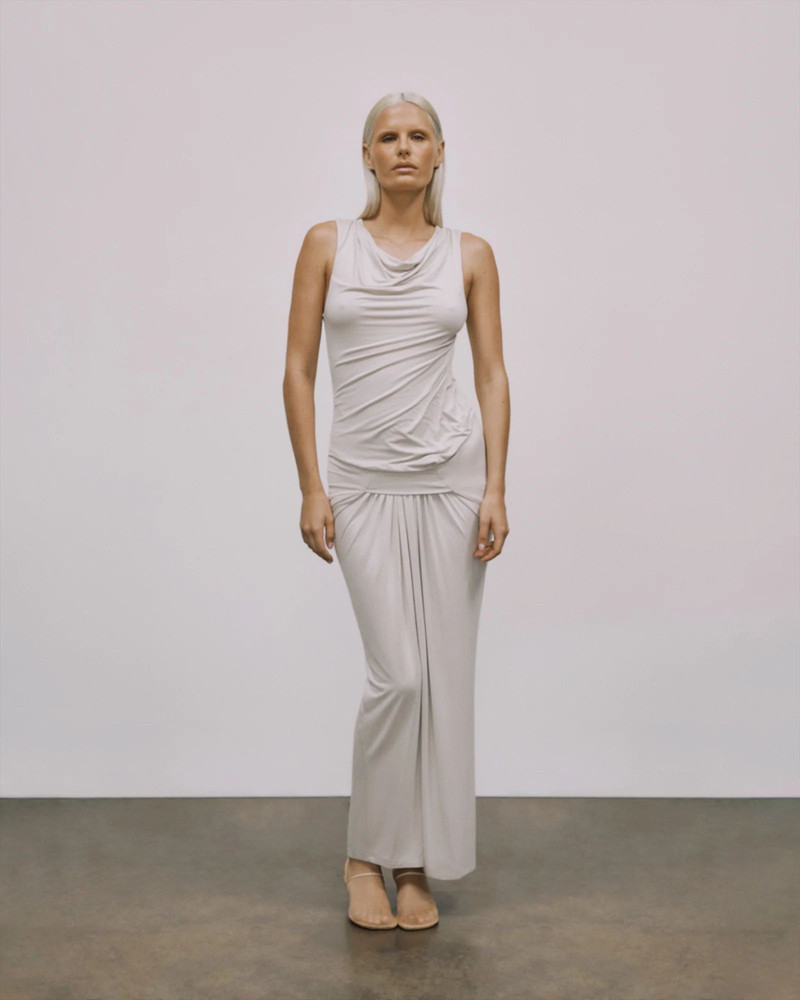 entire studios DRAPE DRESS STONE outlook