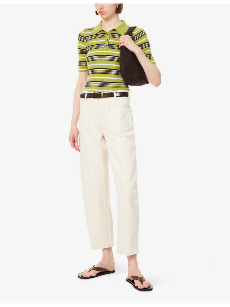 SAMSØE SAMSØE Saveyra Curved-Leg Denim Jeans outlook