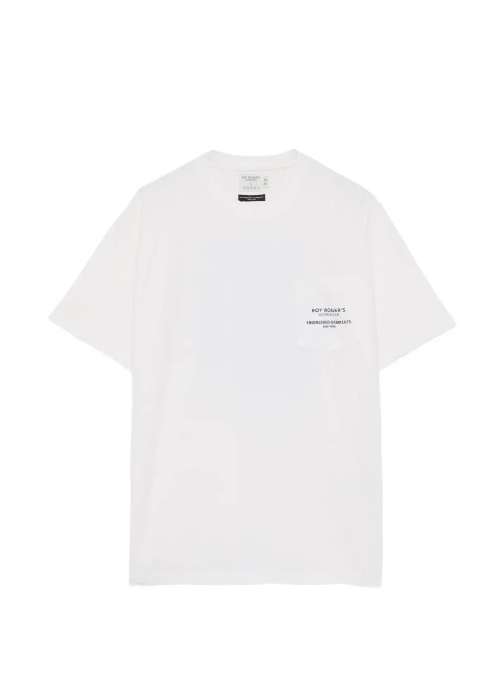logo-print pocket T-shirt - 1
