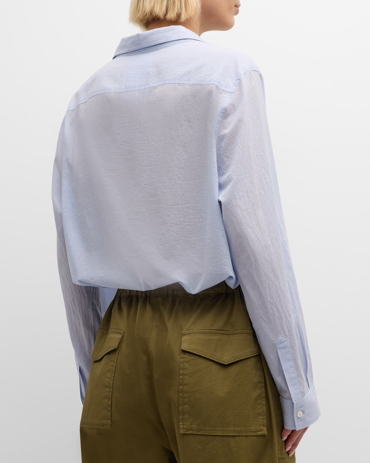 Dim Button-Down Cotton Shirt - 5