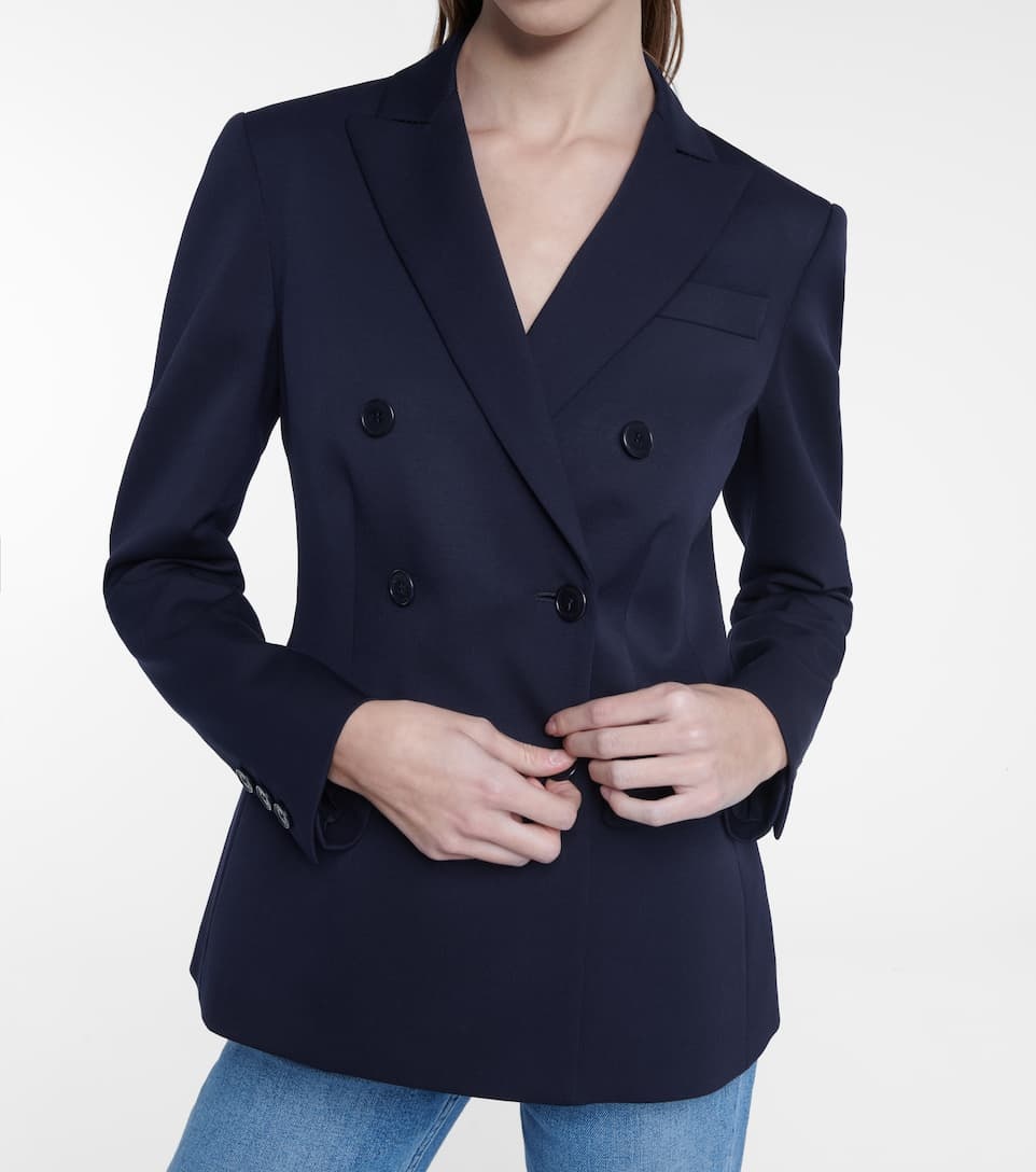 Stretch-wool blazer - 4