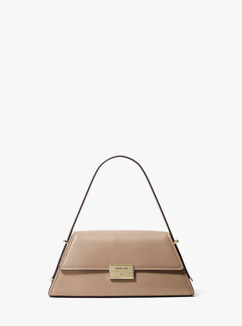 Ludlow Medium Leather Shoulder Bag 1