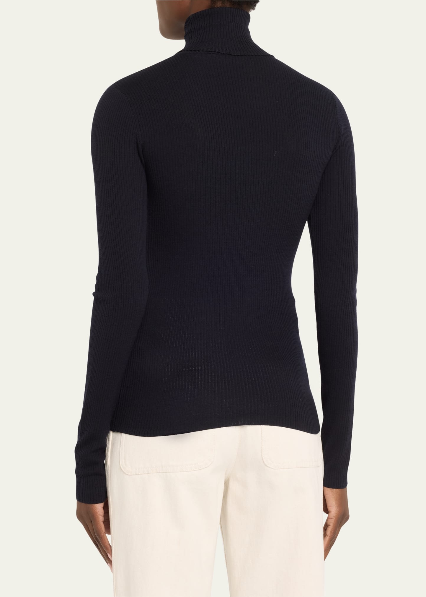 Taupo Ribbed Wool Turtleneck - 3