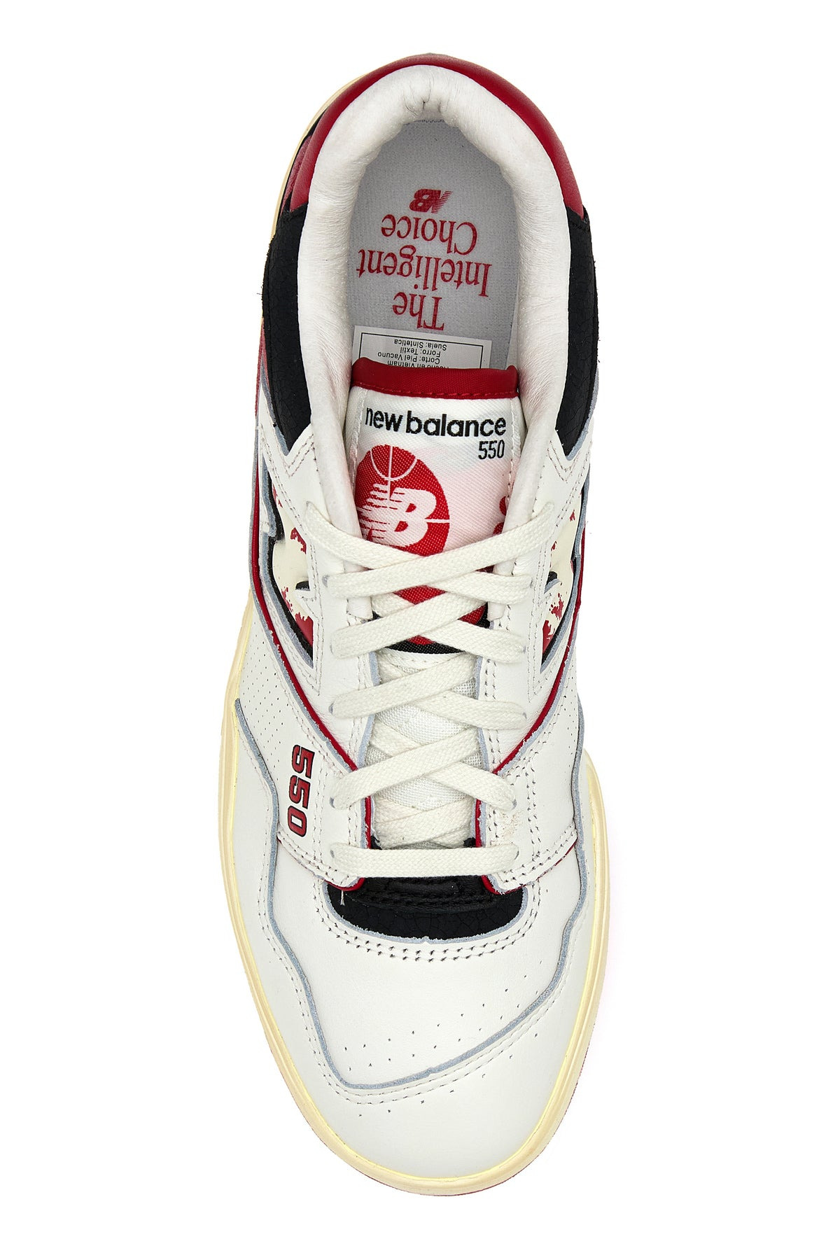 Multicolor leather 550 sneakers - 4