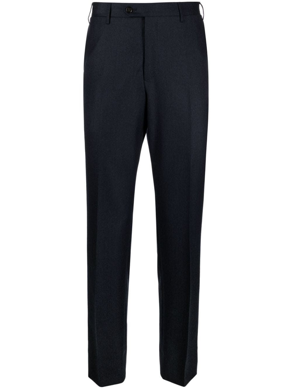 mini-check tailored trousers - 1