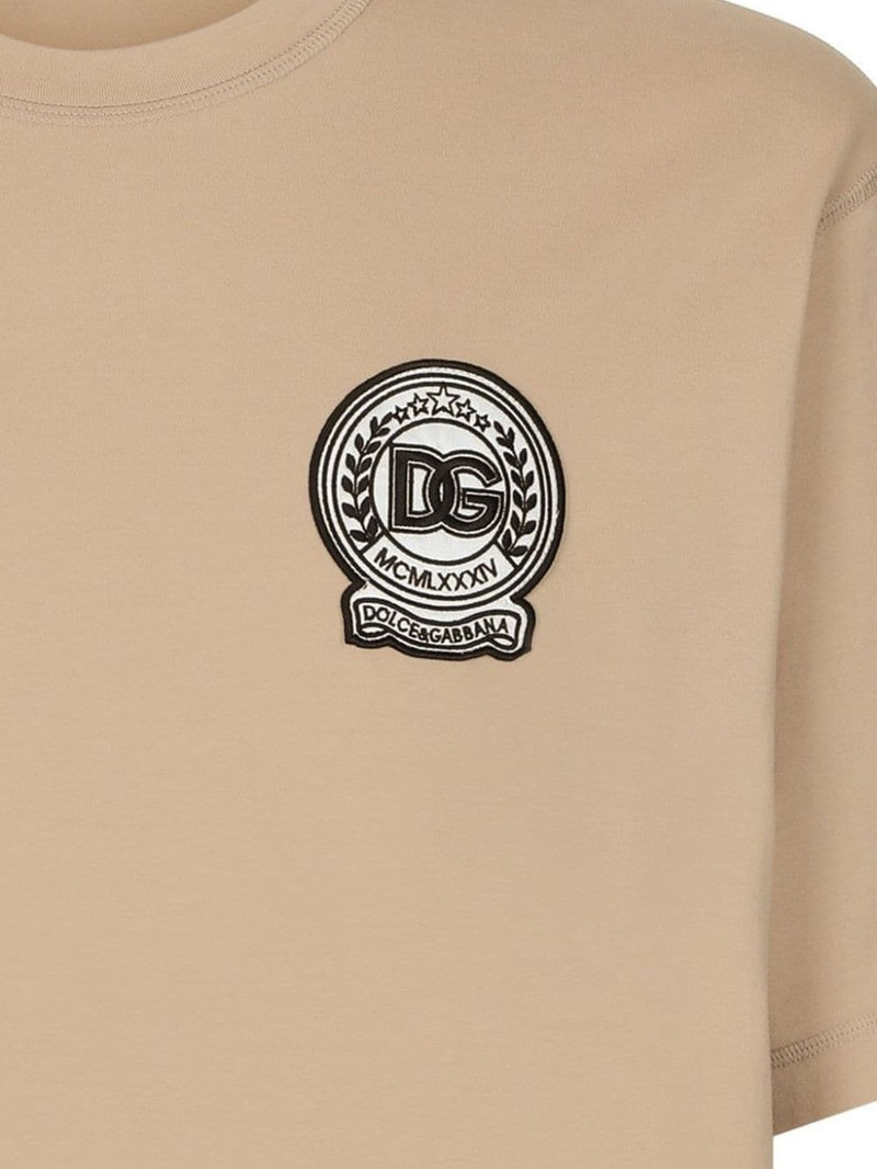 Dolce & Gabbana DG-embroidered cotton T-shirt outlook