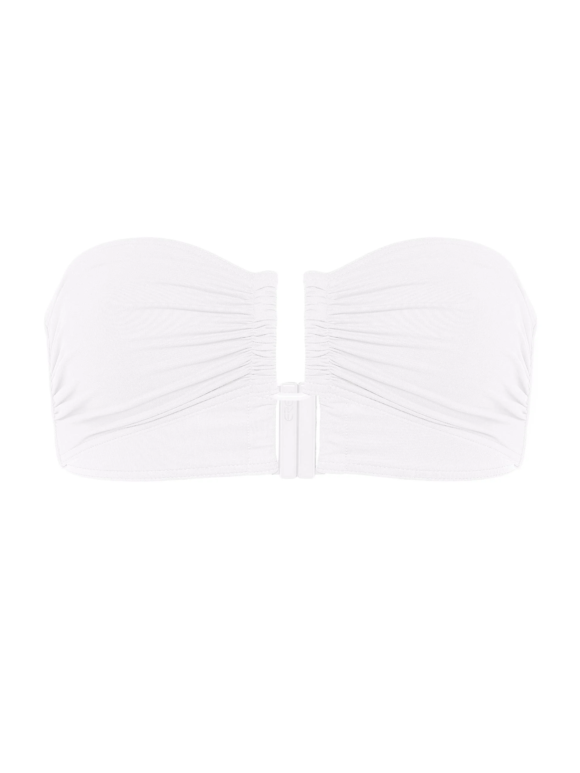 Women's Show Bandeau Bikini Top - White - 1