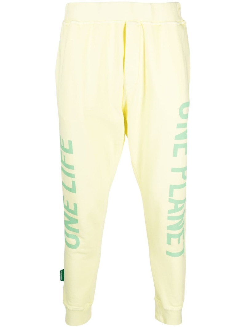logo-print cotton track pants 1