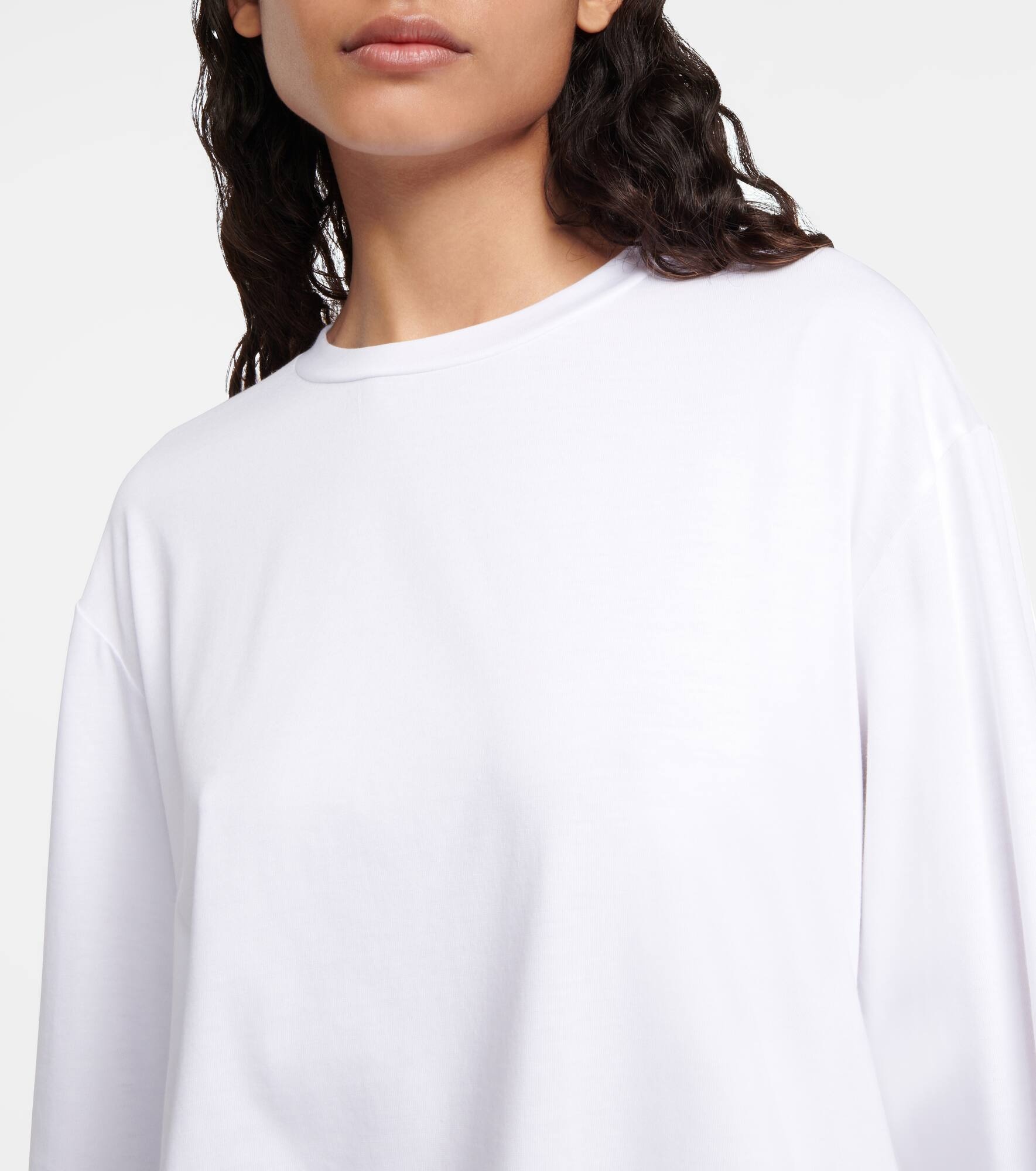 Ciles long-sleeved cotton top - 4