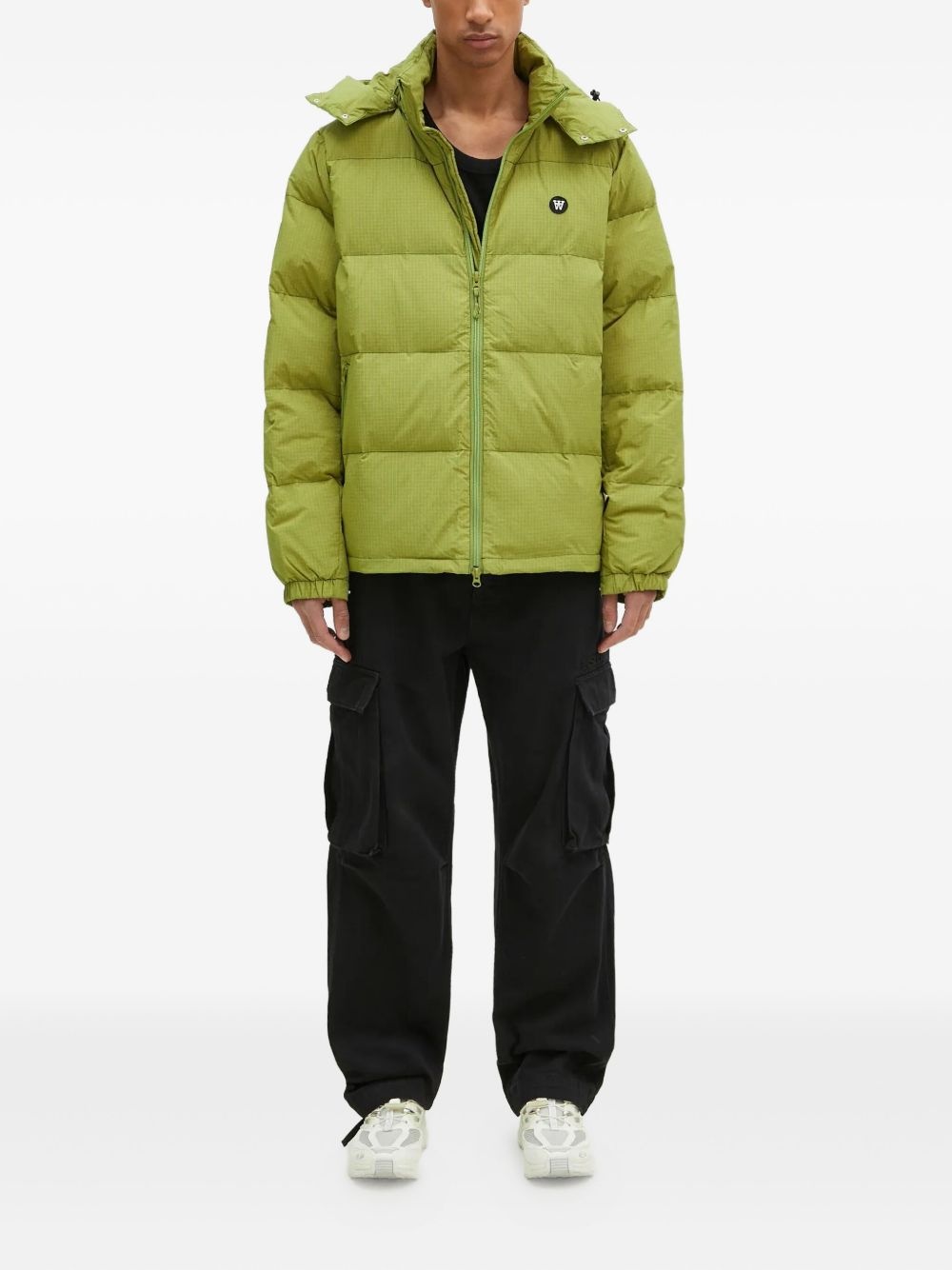hooded ripstop puffer jacket - 2