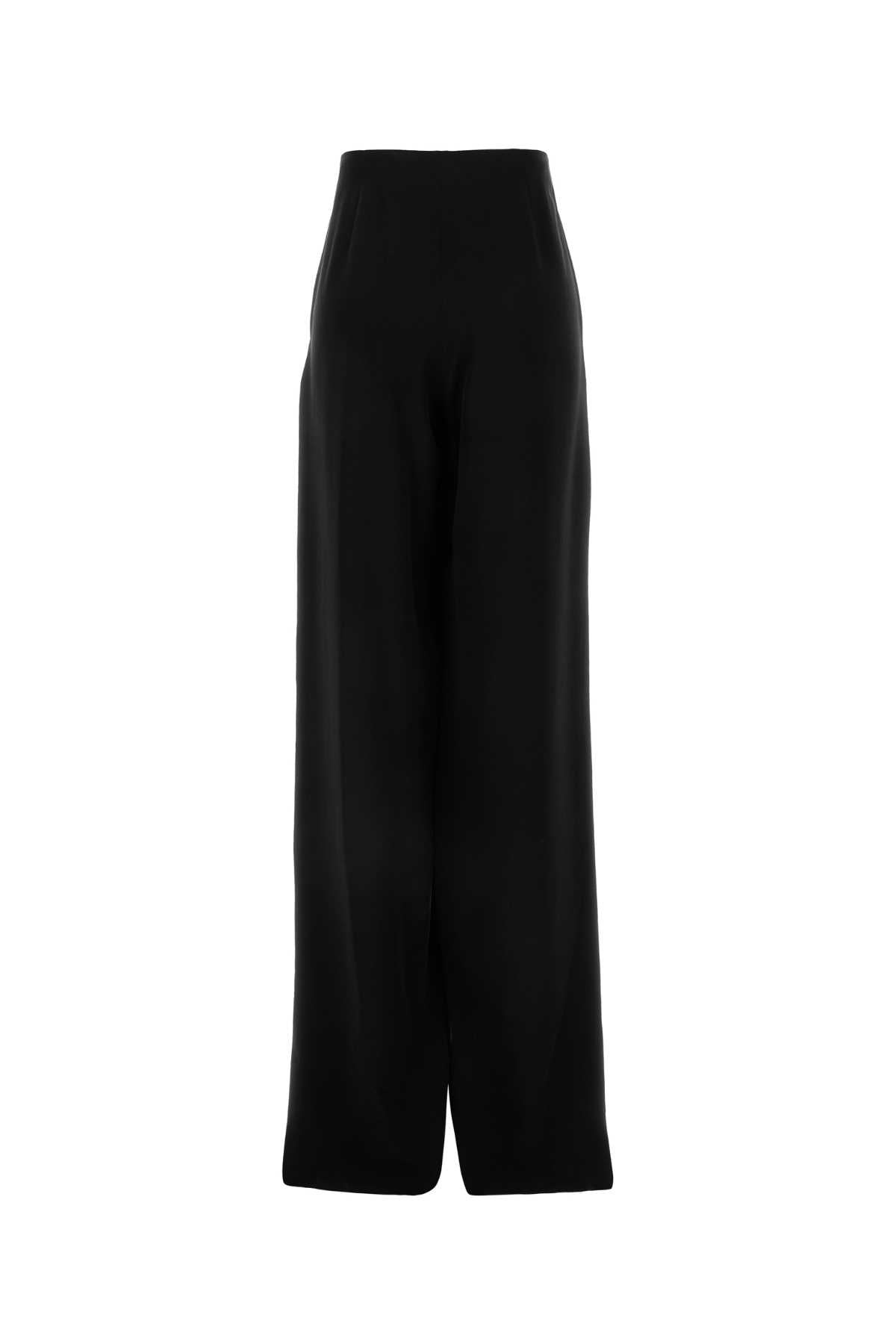 Saint Laurent Women Black Silk Pant - 2