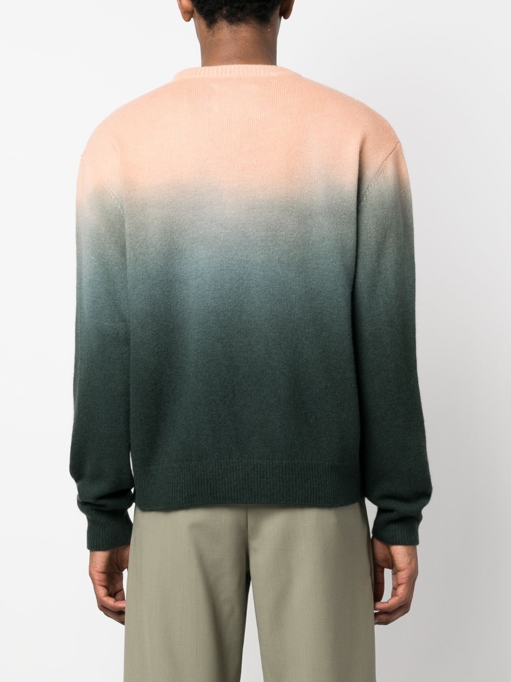 gradient-effect knit jumper - 4