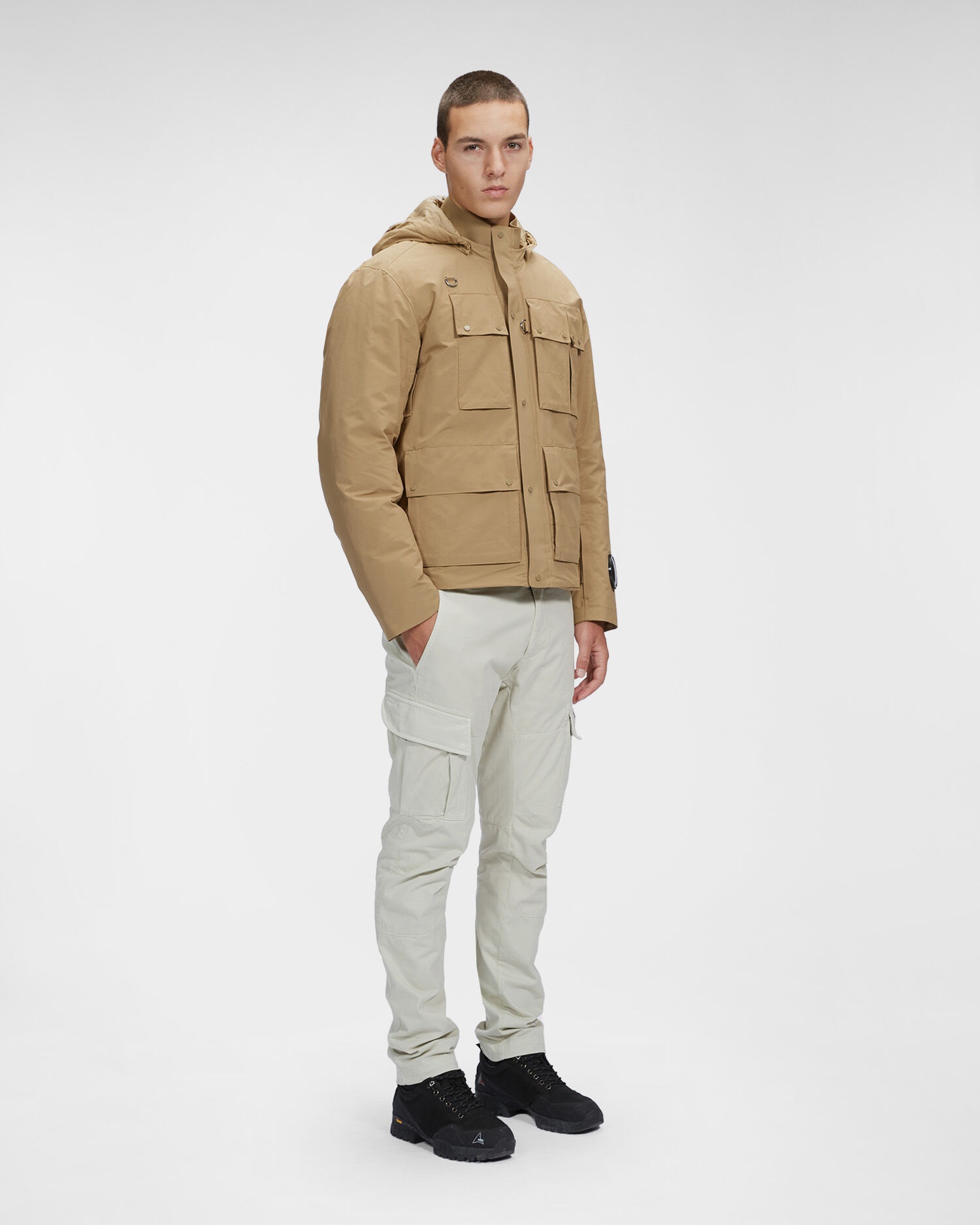 C.P. Company Micro-M (R) Goggle Down Jacket | REVERSIBLE