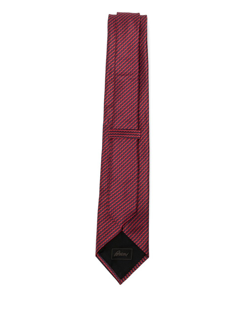 Brioni STRIPED SILK TIE outlook