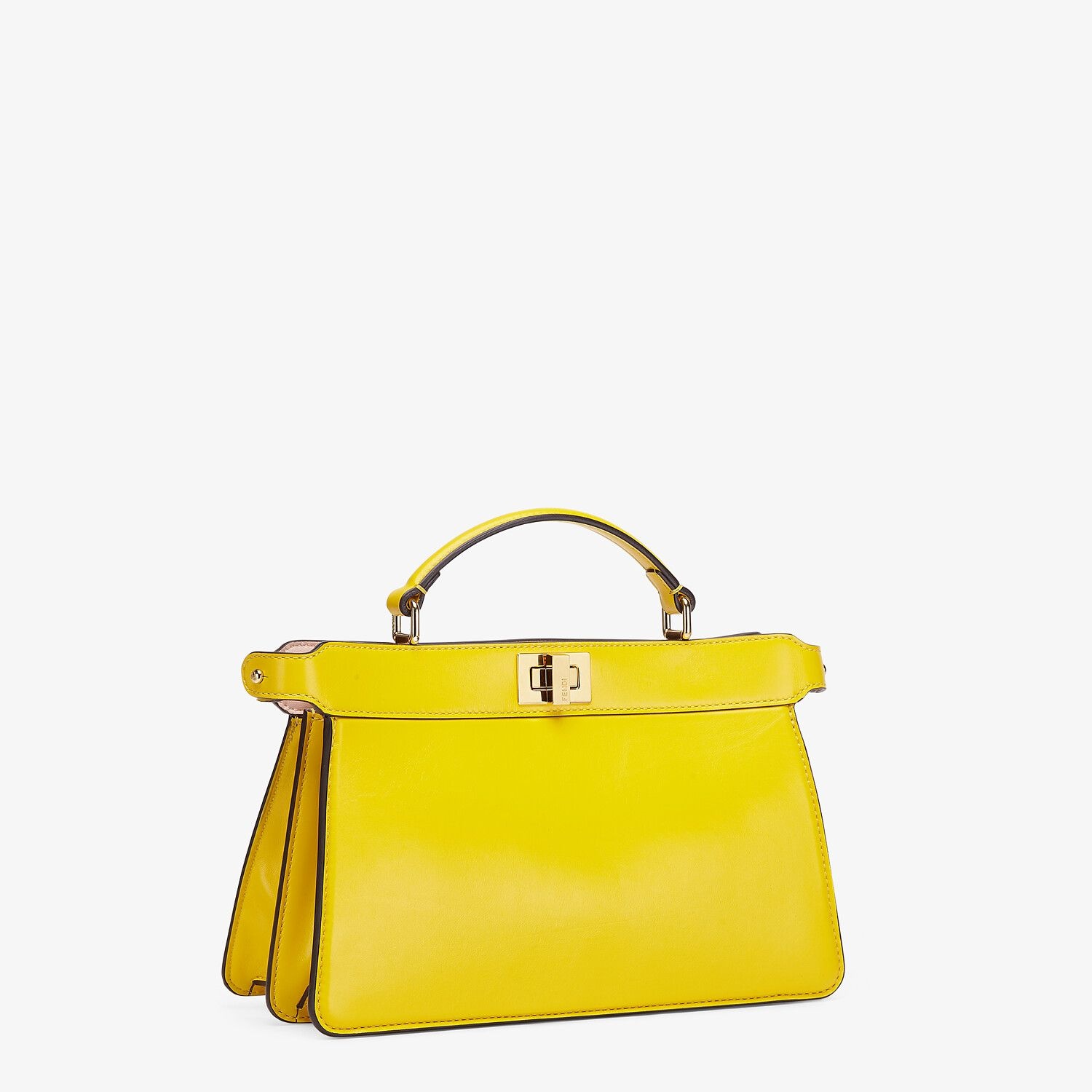 Yellow leather bag - 2