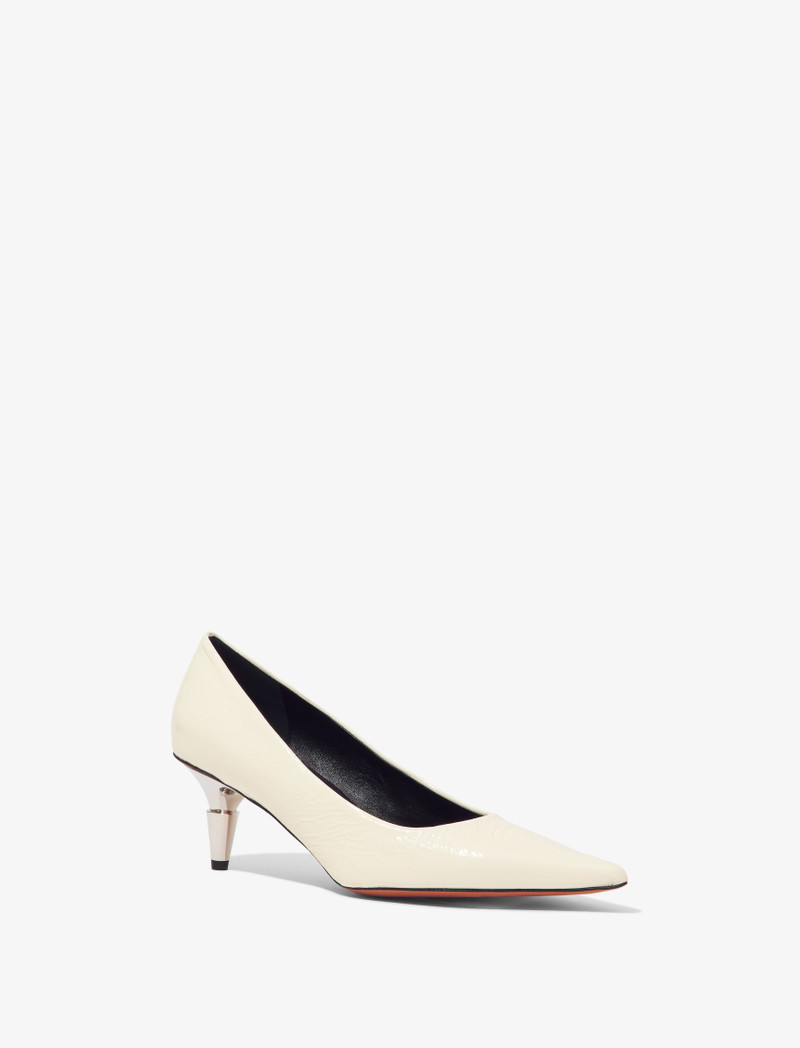 Spike Pumps in Crinkled Patent Leather - 60mm 2