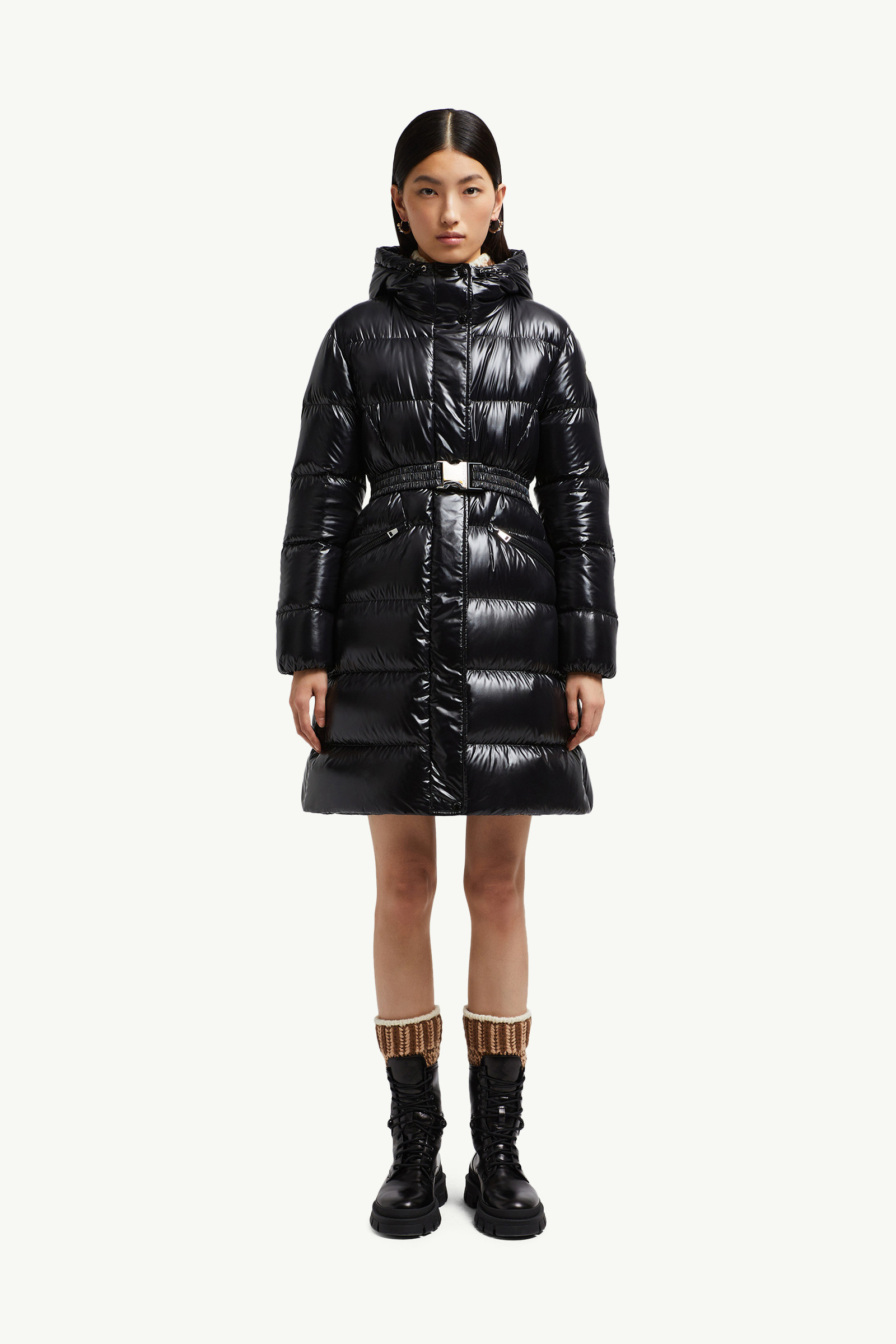 Bellevue Hooded Long Down Jacket - 3