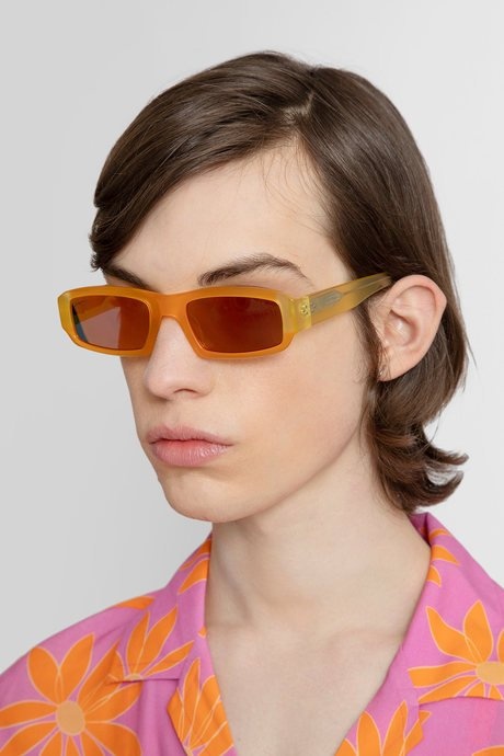 Jacquemus men's orange les lunettes altù contrast sunglasses - 6