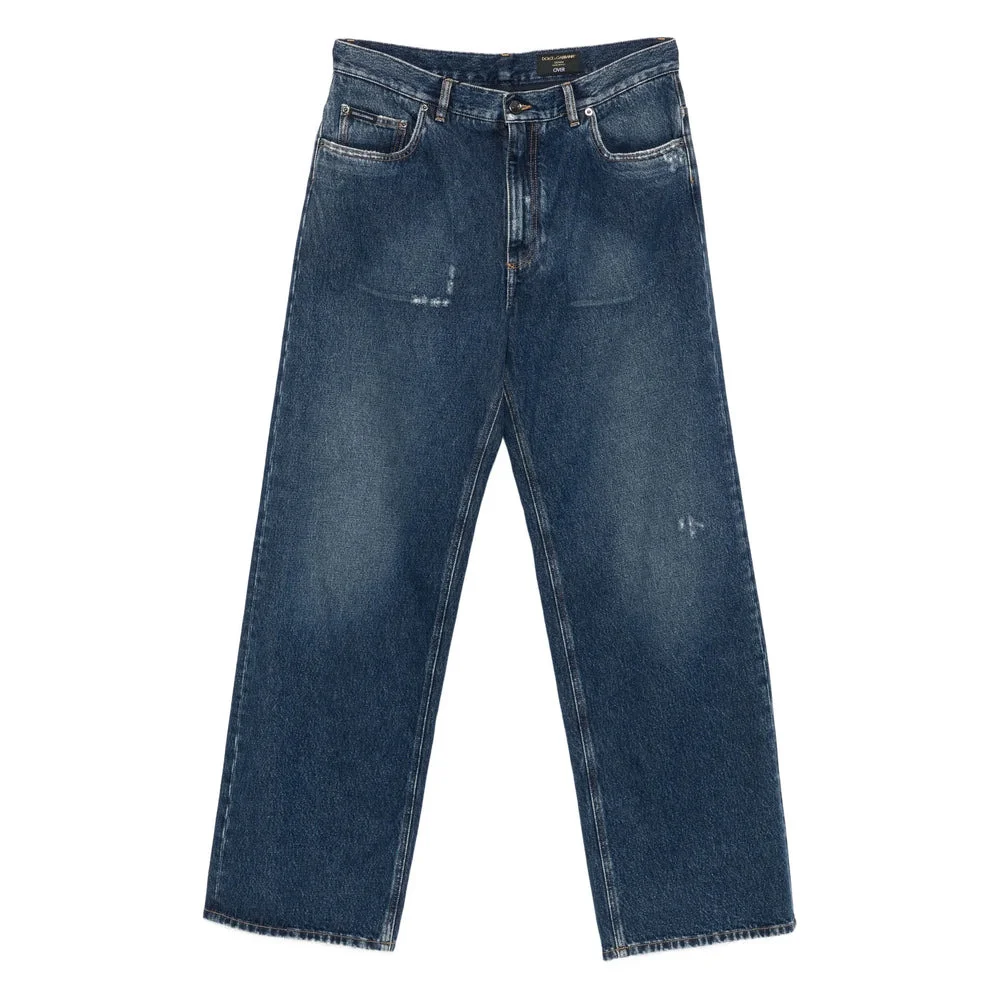 Dolce & Gabbana Blue Denim - Regular & Straight-Leg Jeans Men - 1