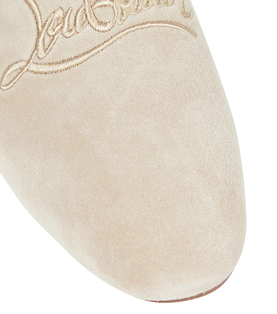 Navy Coolito Donna suede slippers - 6