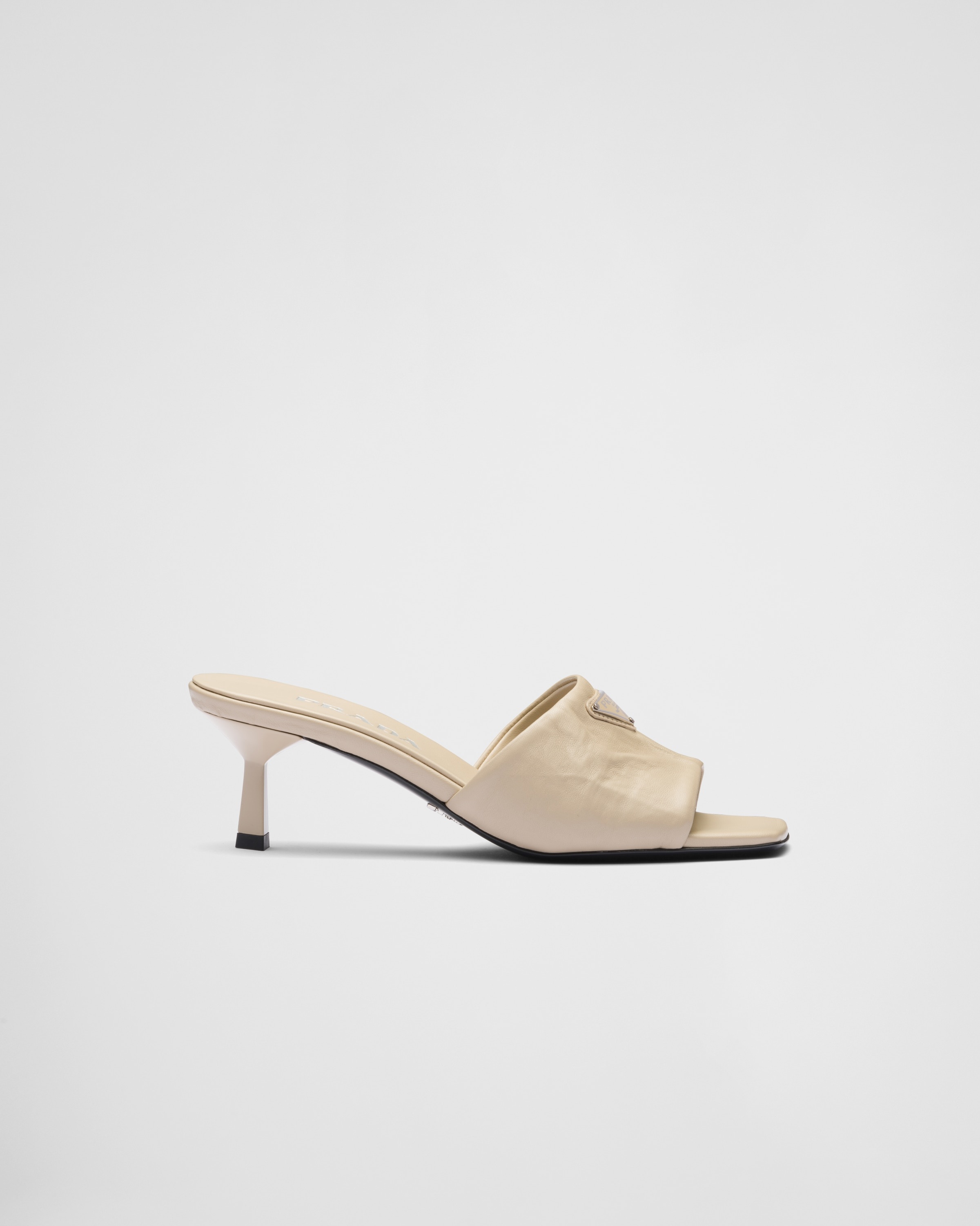 Antiqued nappa leather sandals - 2