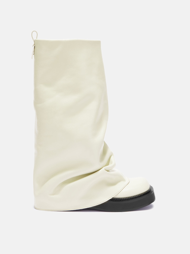 ''ROBIN'' IVORY COMBAT BOOT - 1