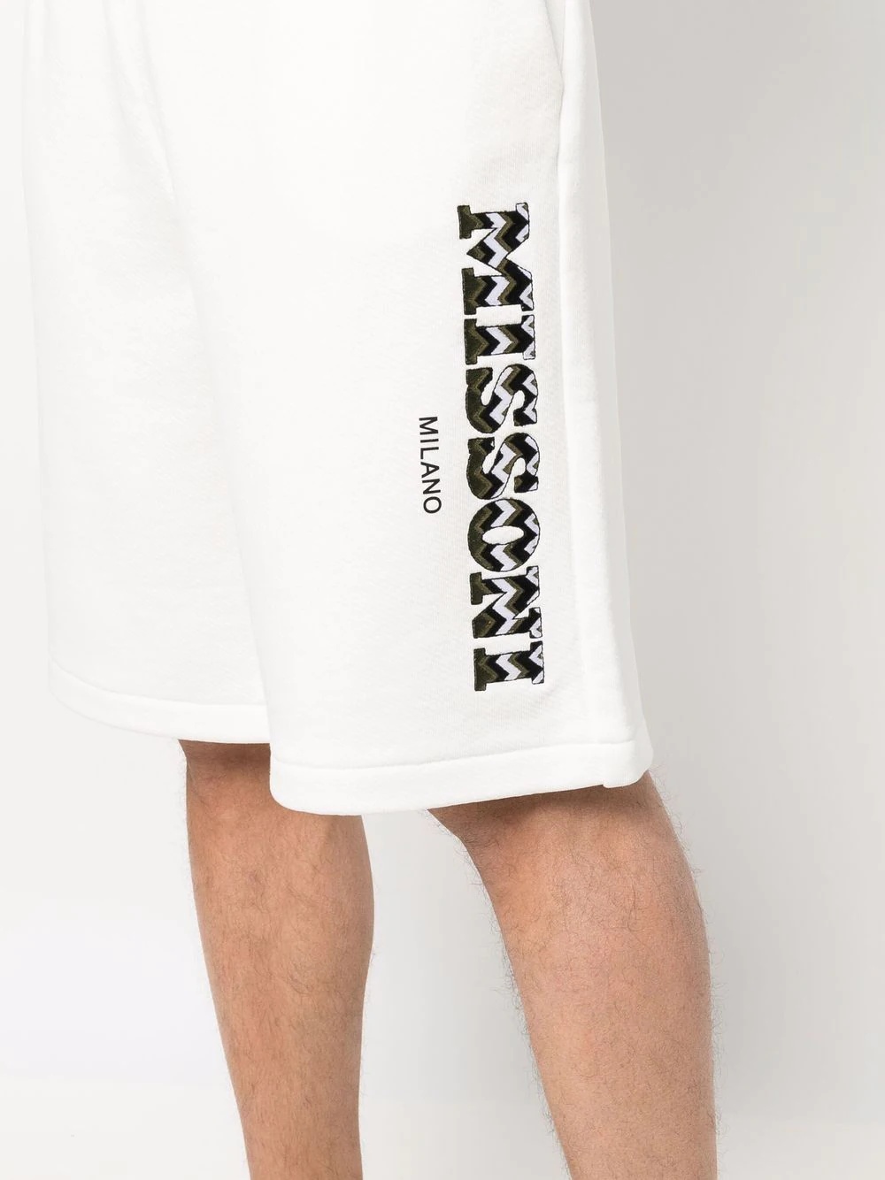 logo-print shorts - 5