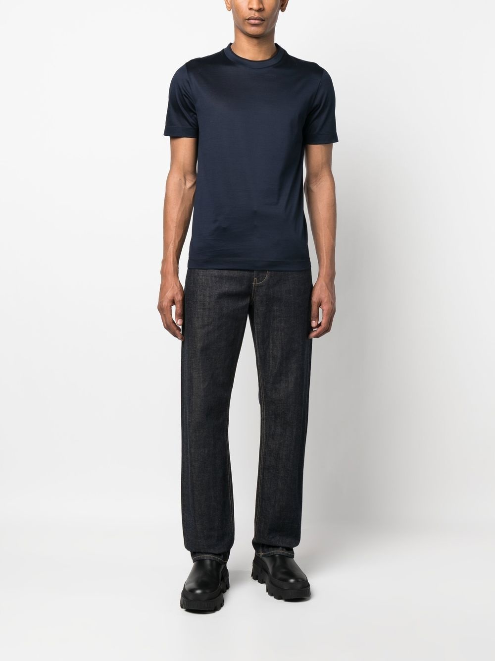 round-neck short-sleeved T-shirt - 2