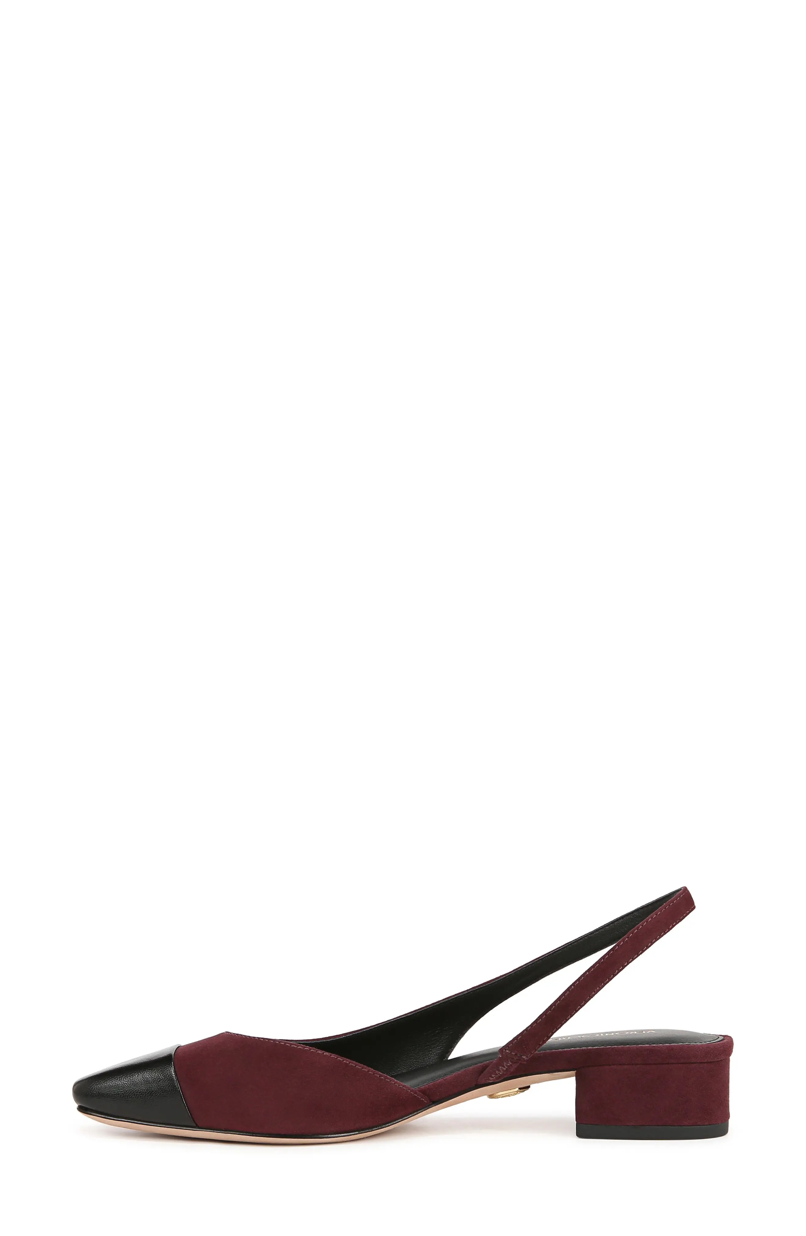 Cecile Half d'Orsay Slingback Pump in Acai/Black - 8