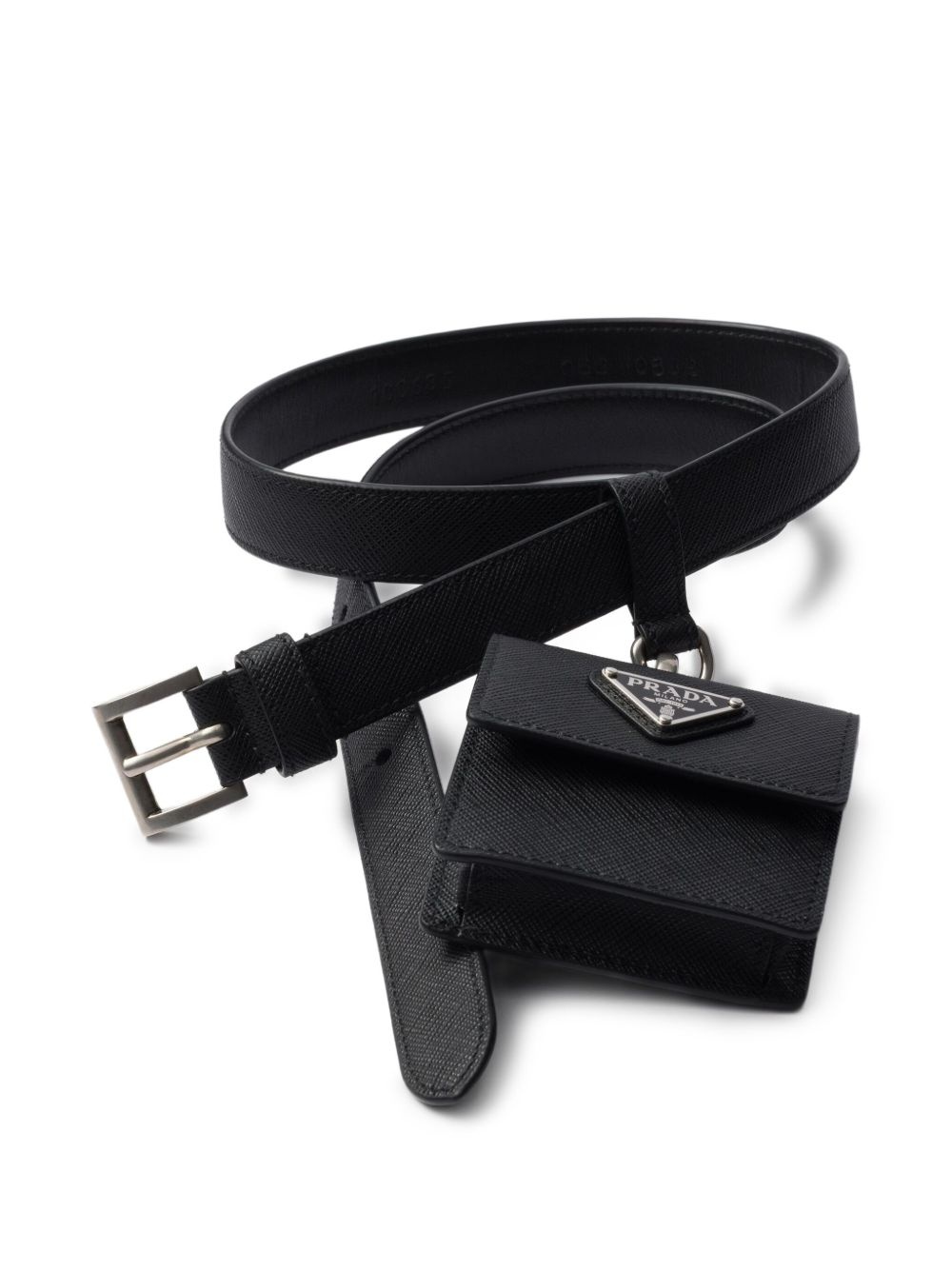 ベルト Prada Saffiano Leather Belt Black Saffiano Leather Belt | PRADA