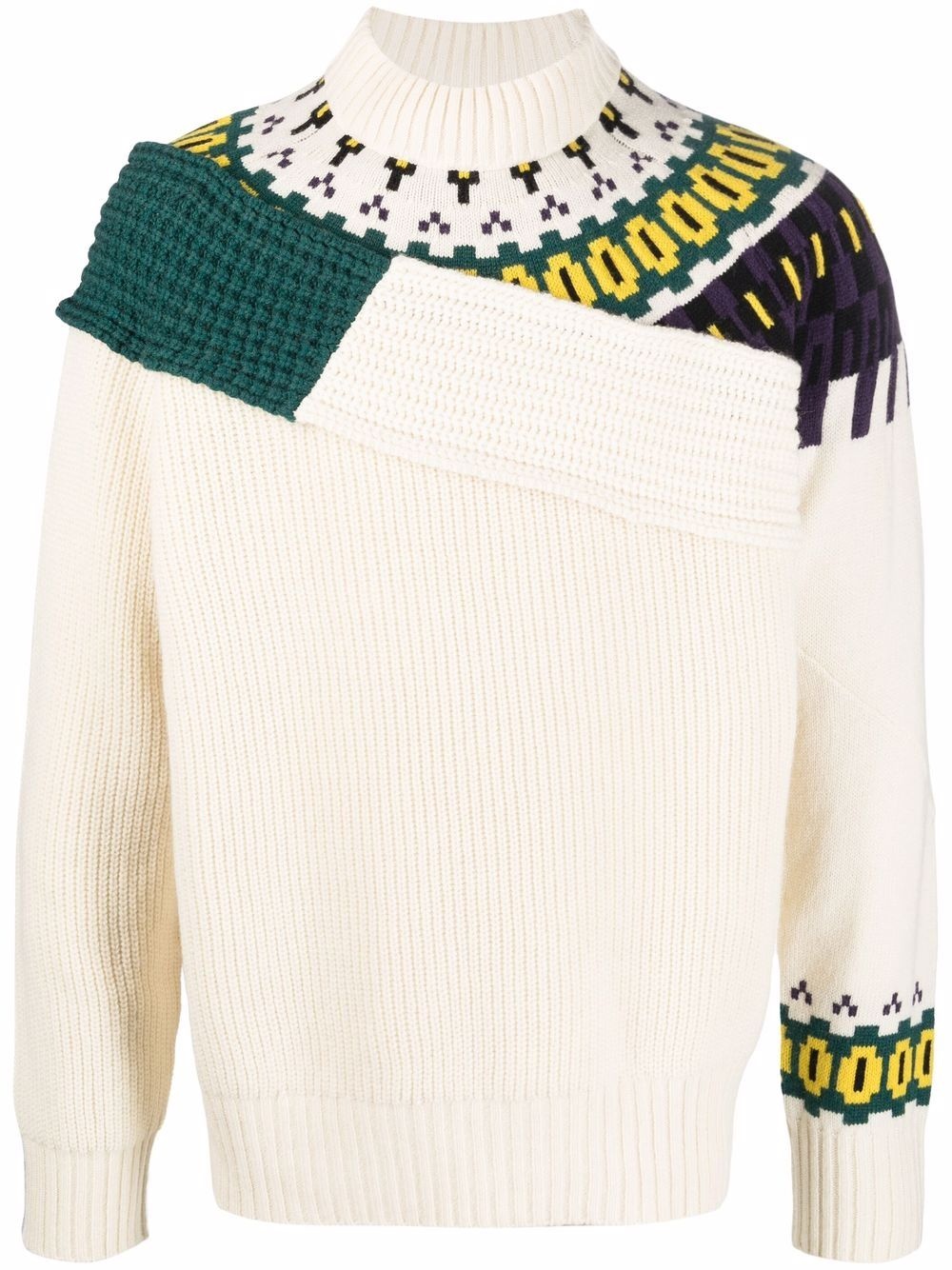 intarsia-knit jumper - 1