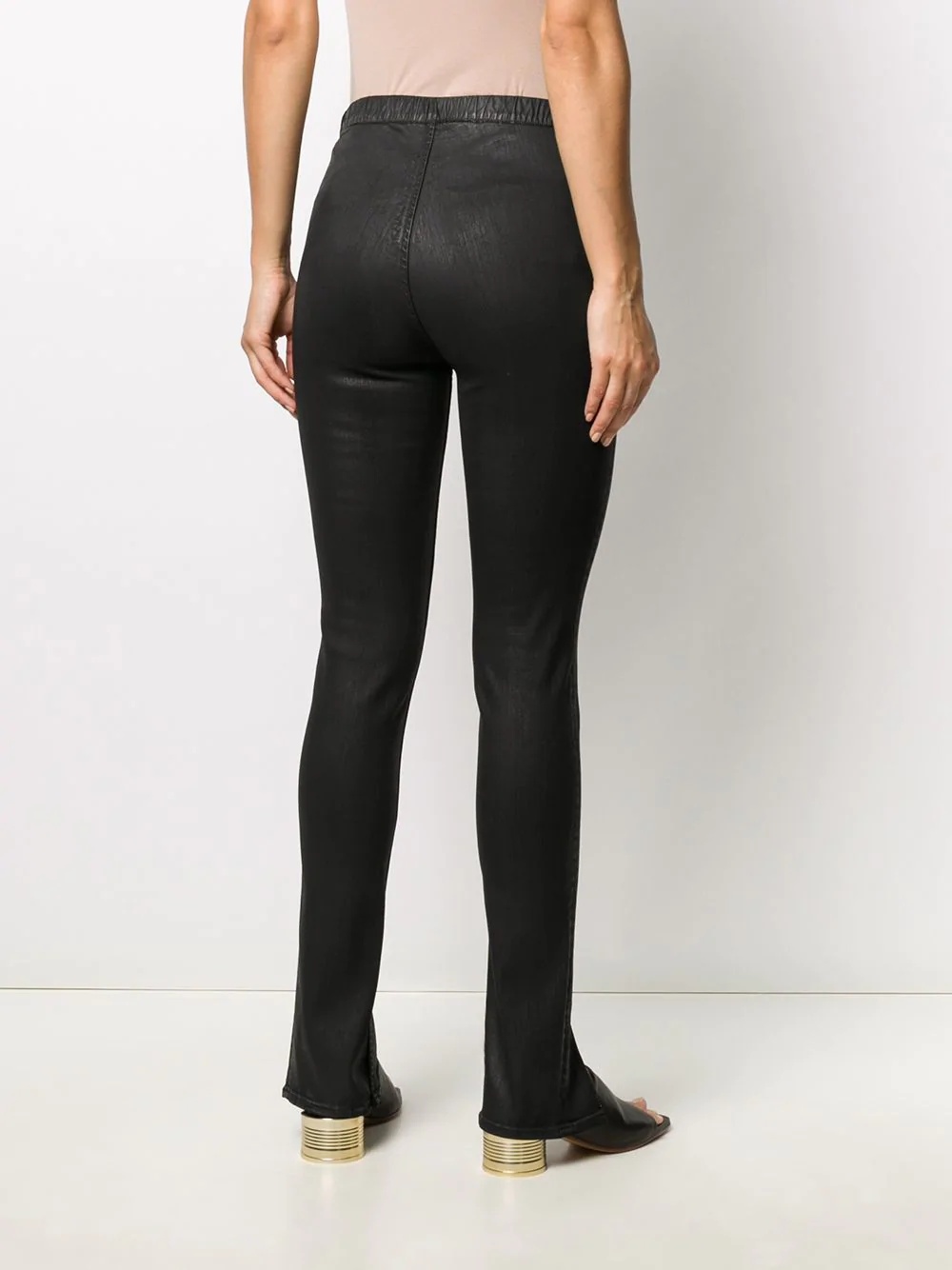 slit-detail leggings - 4