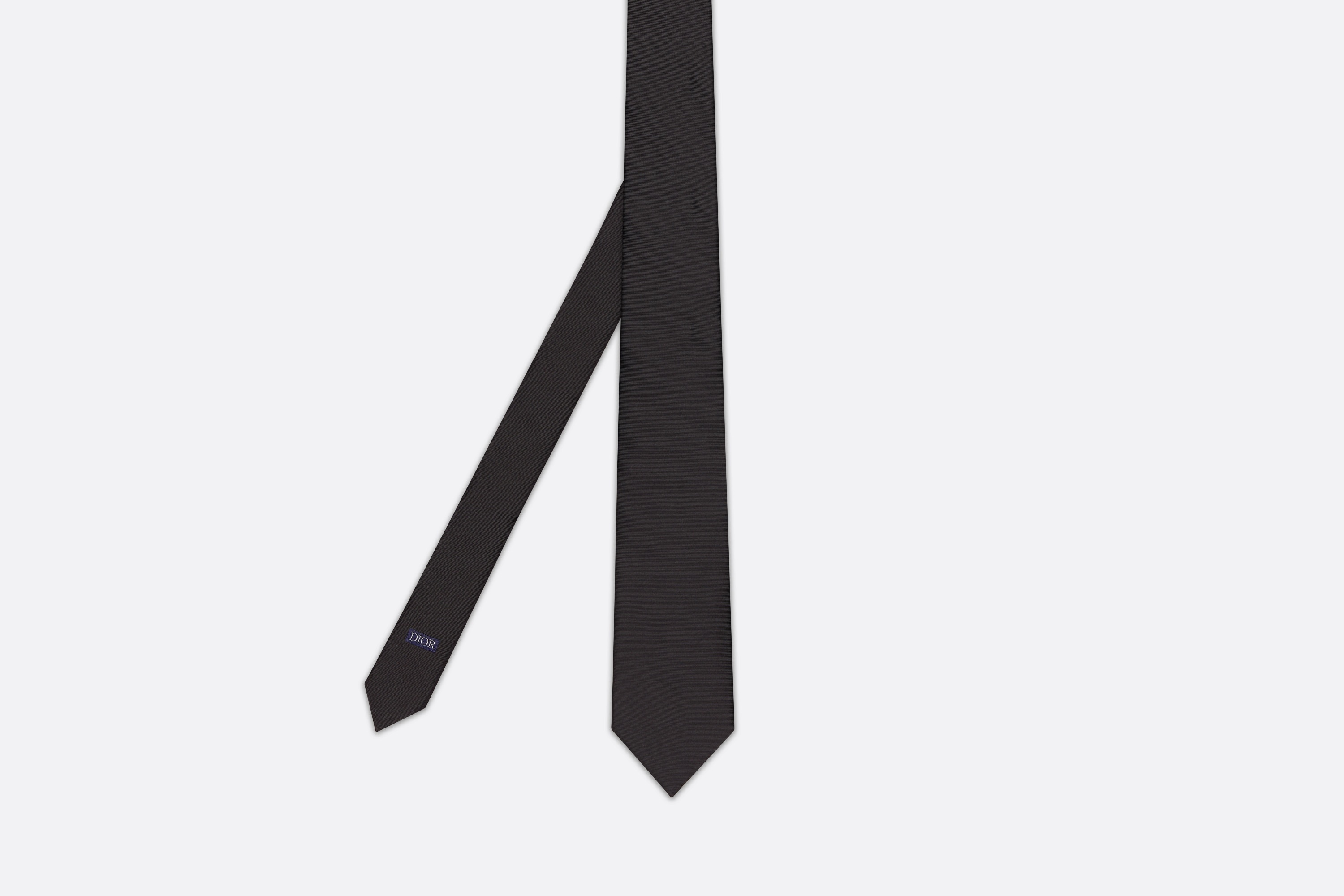 Tie with Handwritten Christian Dior Signature - 4