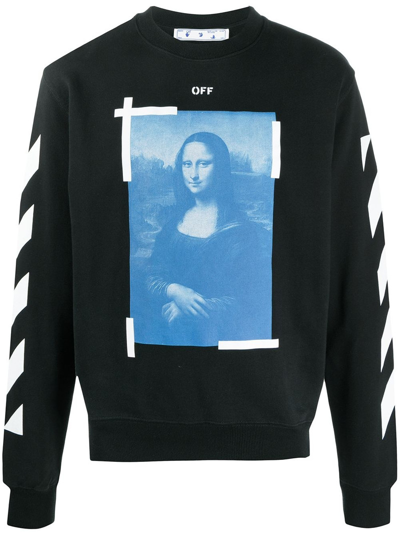 Mona Lisa print sweatshirt - 1