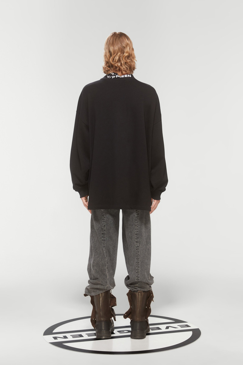 EVERGREEN TRIPLE COLLAR SWEATSHIRT 4