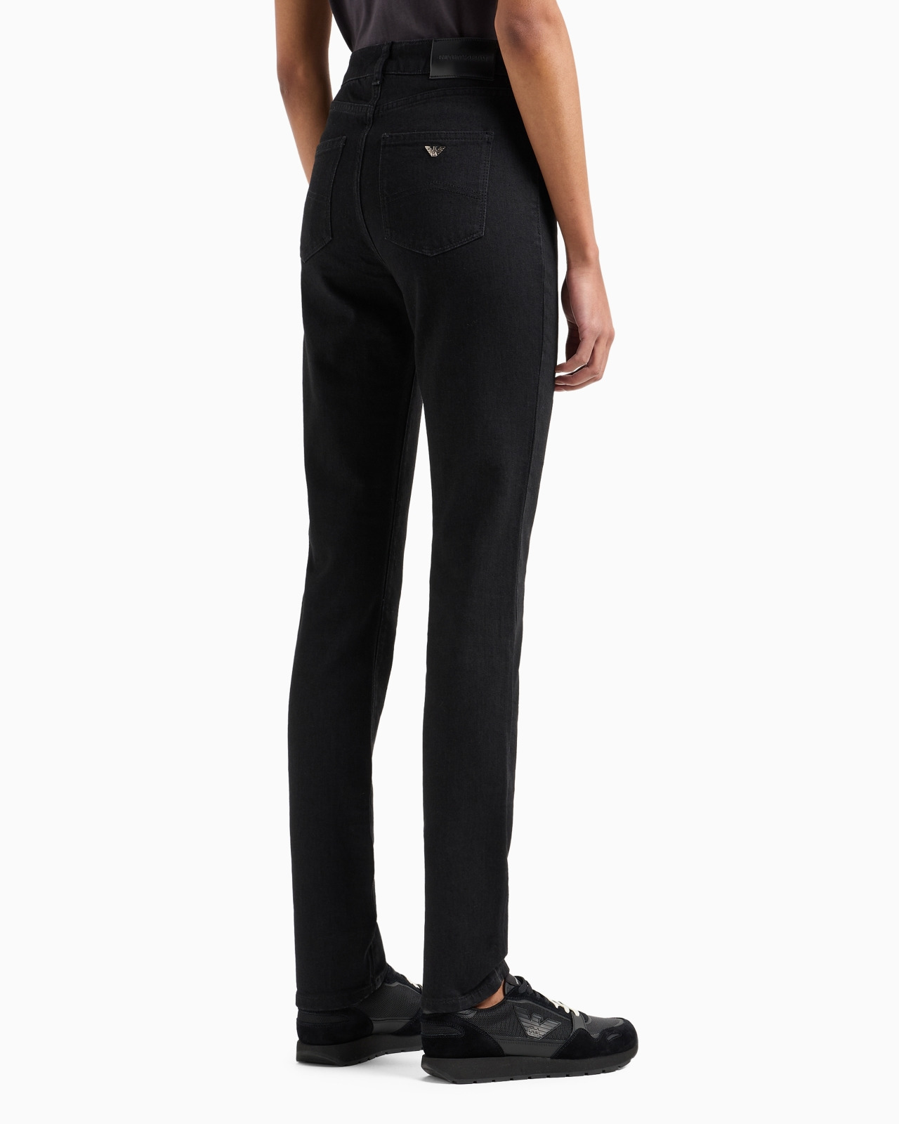 J18 High-waisted skinny-fit rinsed comfort-denim jeans - 3