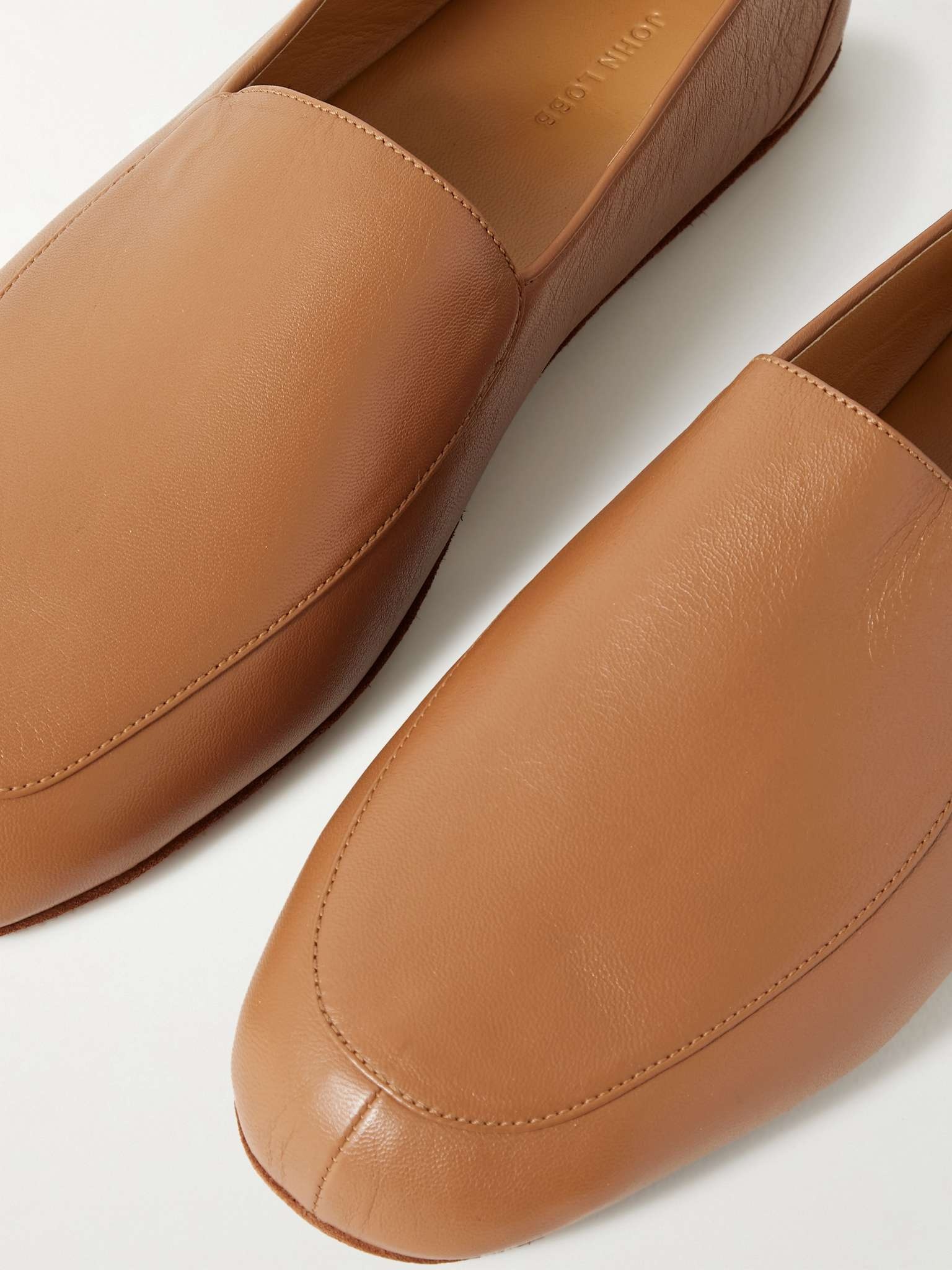 Hampton Leather Travel Slippers - 6