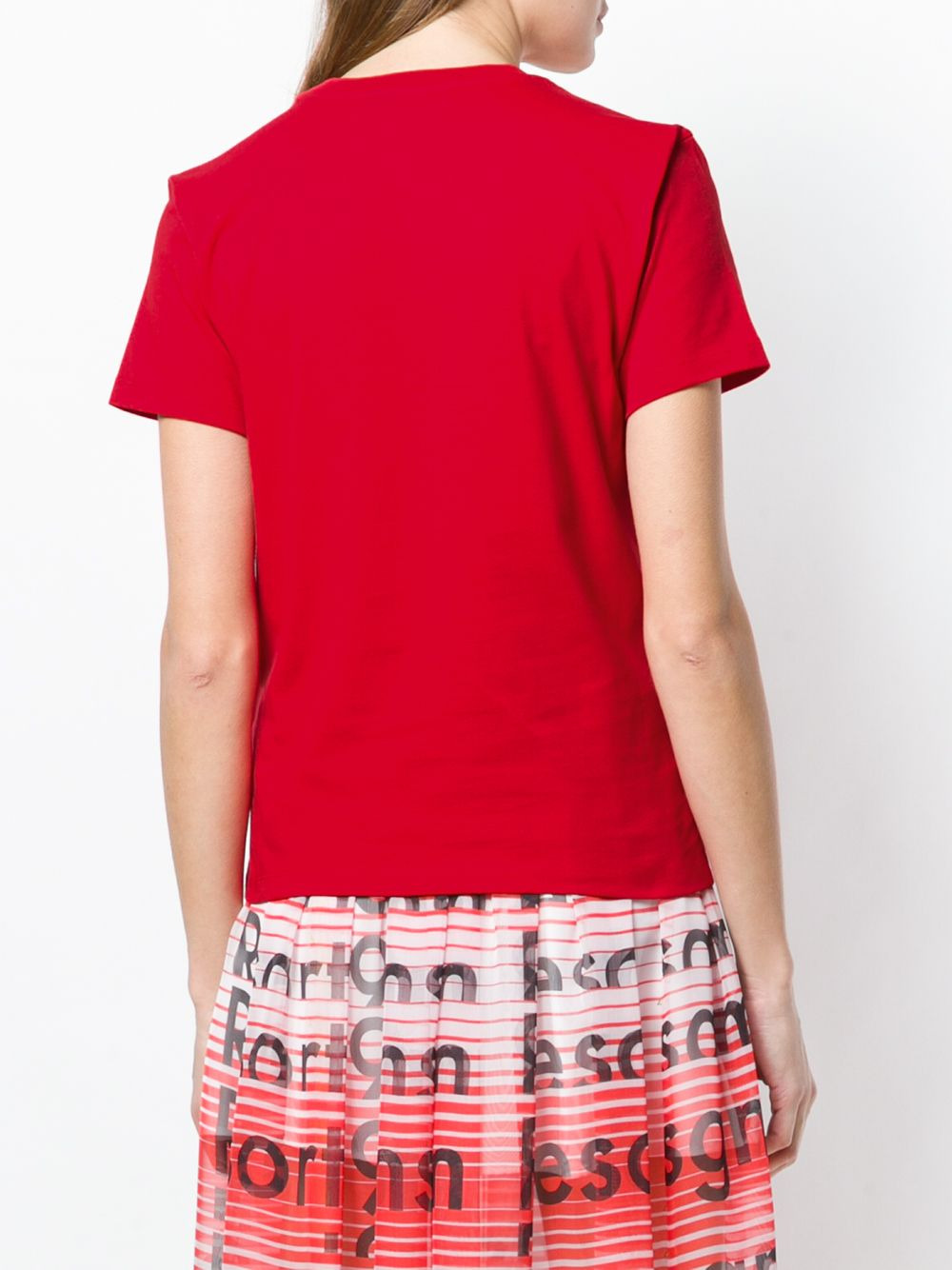 logo print T-shirt - 4