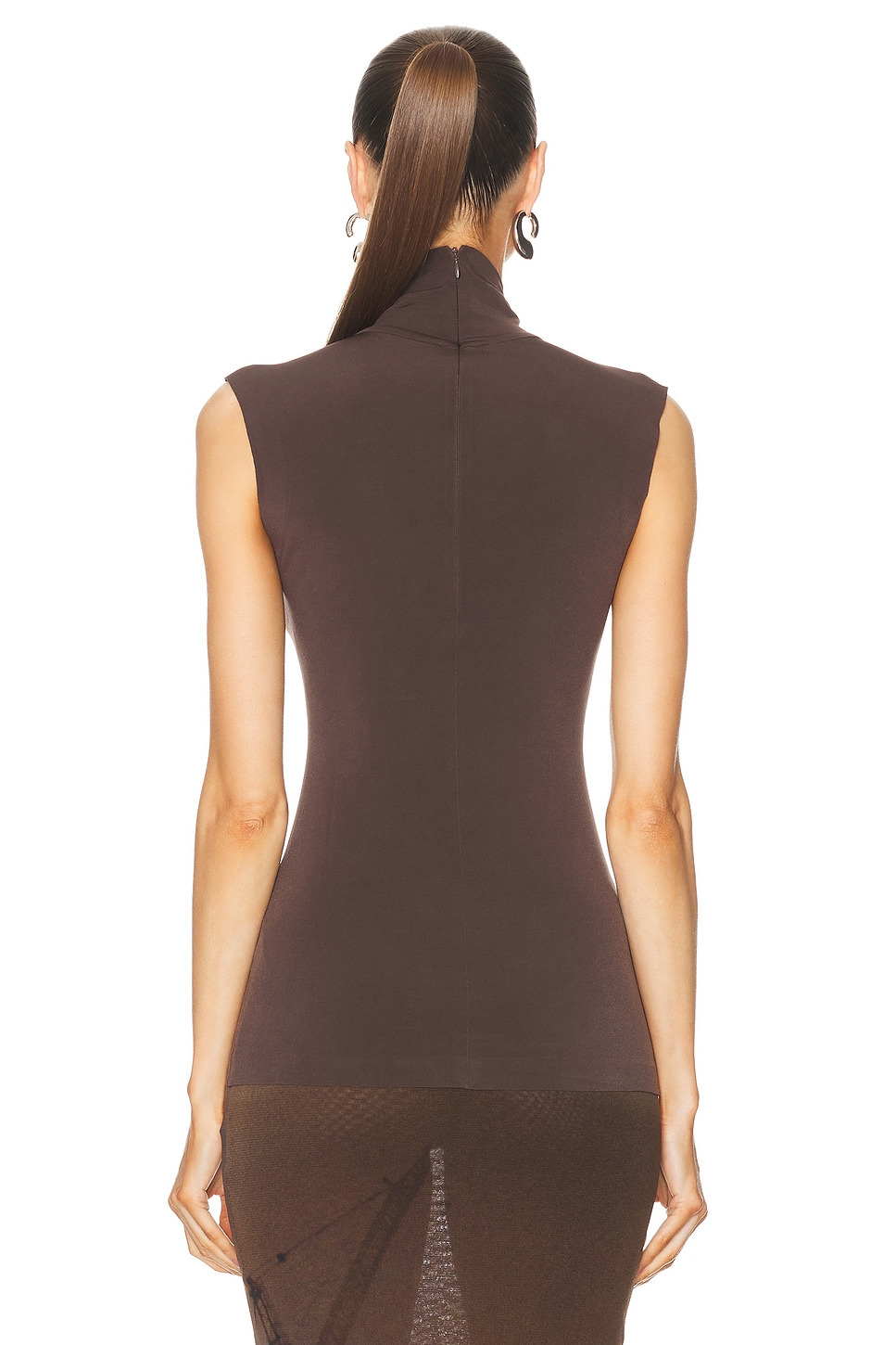Slim Fit Sleeveless Turtle Top - 3