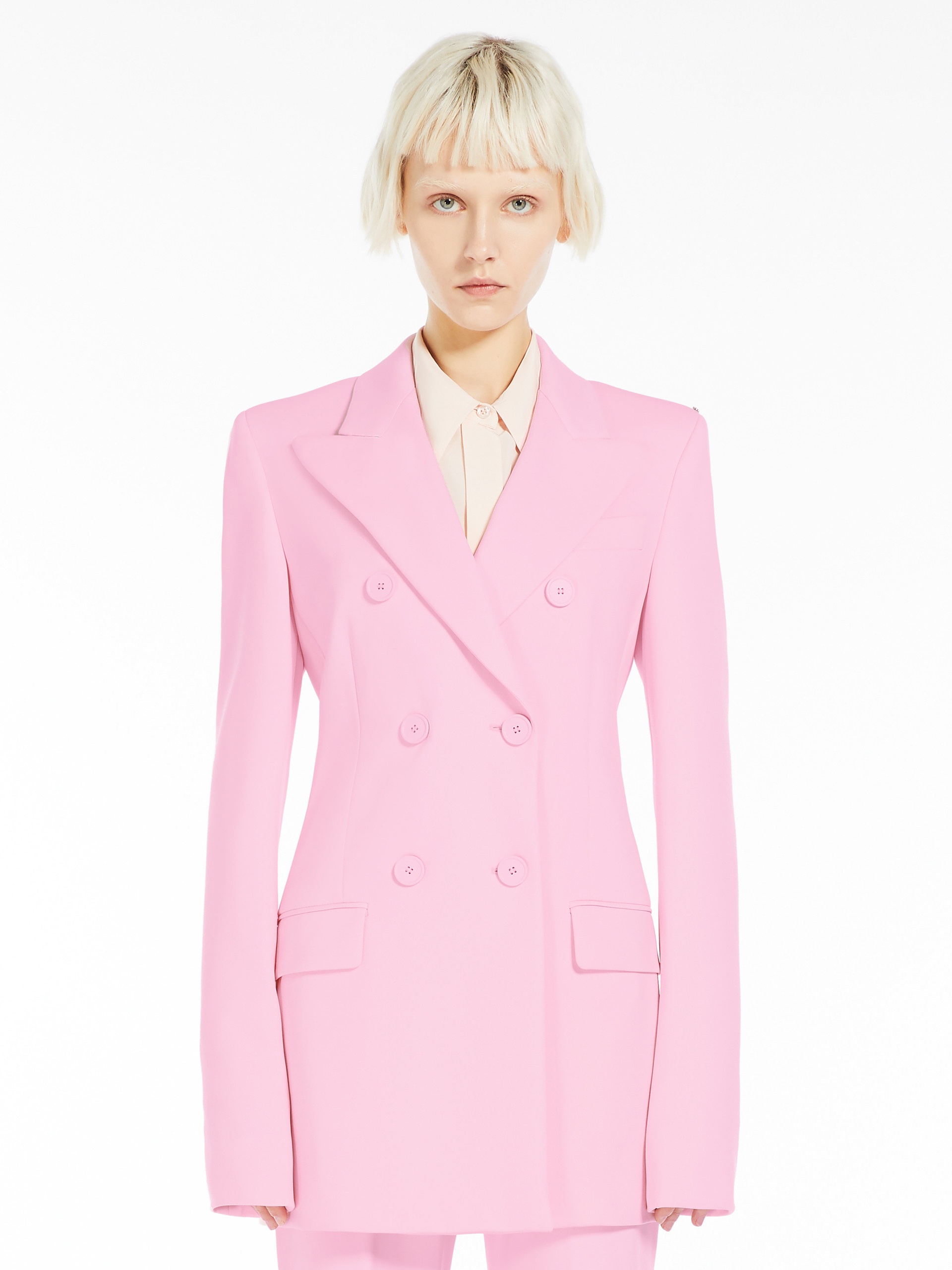 FRIZZO Scuba-look jersey blazer - 3