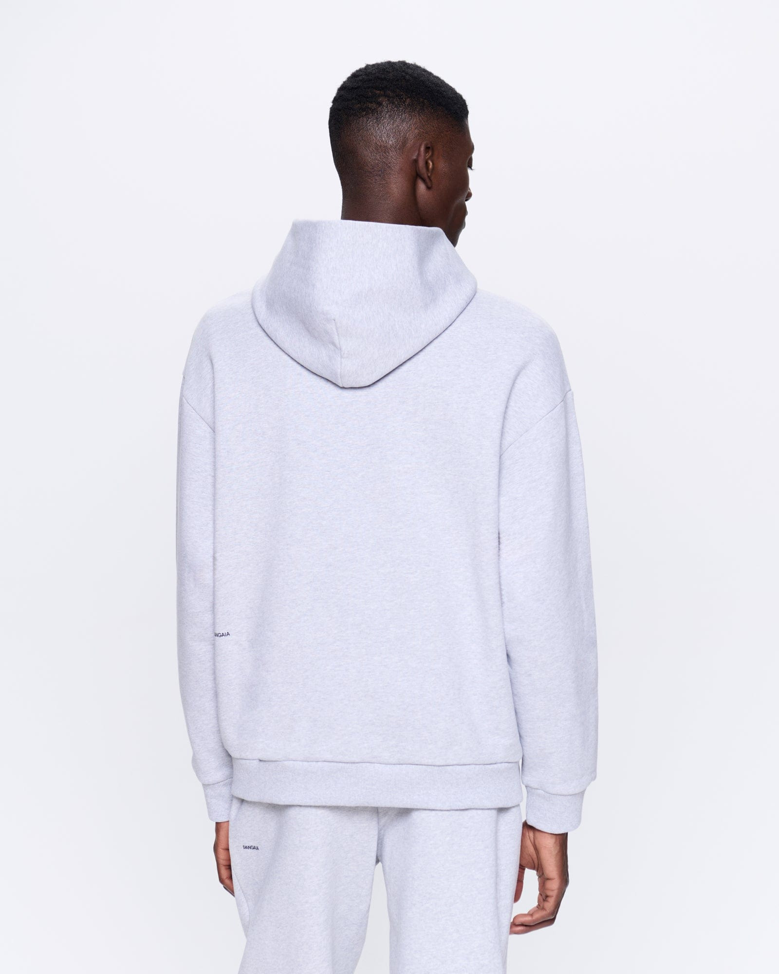 Mens 365 Heavyweight Hoodie - Grey Marl - 4