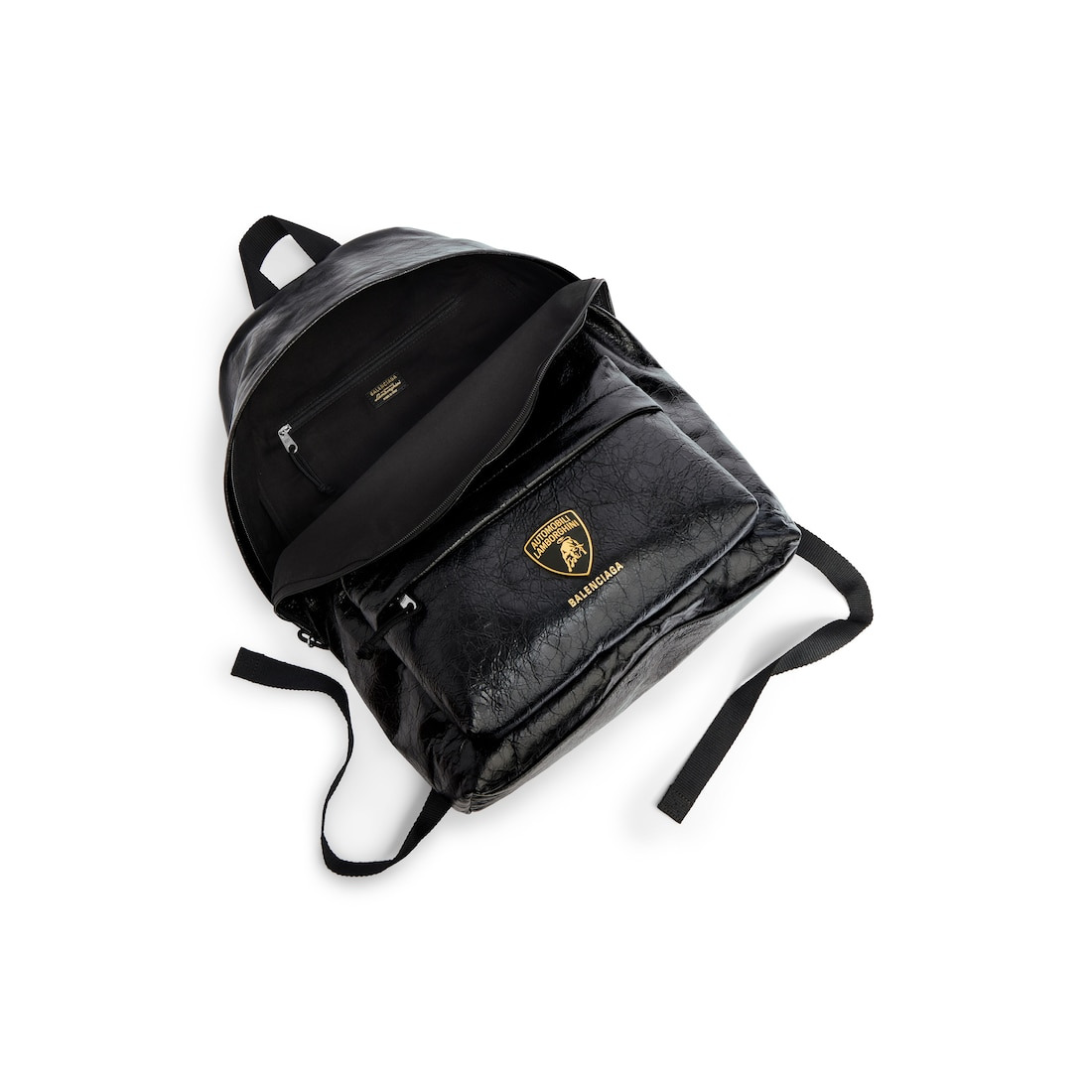 Men's Balenciaga | Automobili Lamborghini Explorer Backpack  in Black - 4
