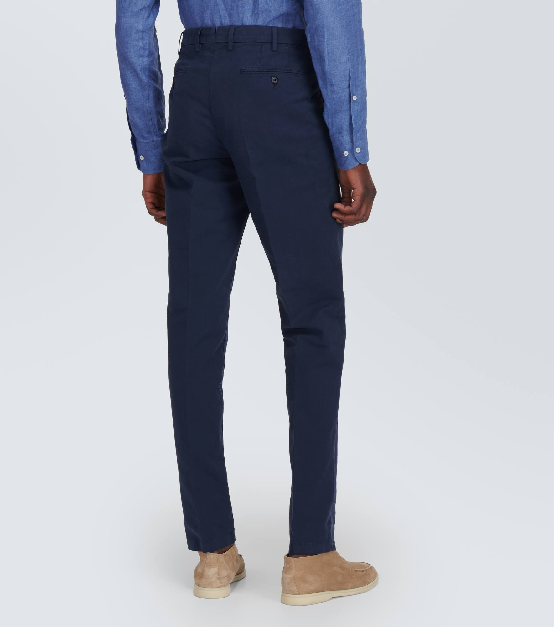 Pantaflat slim-leg pants - 4