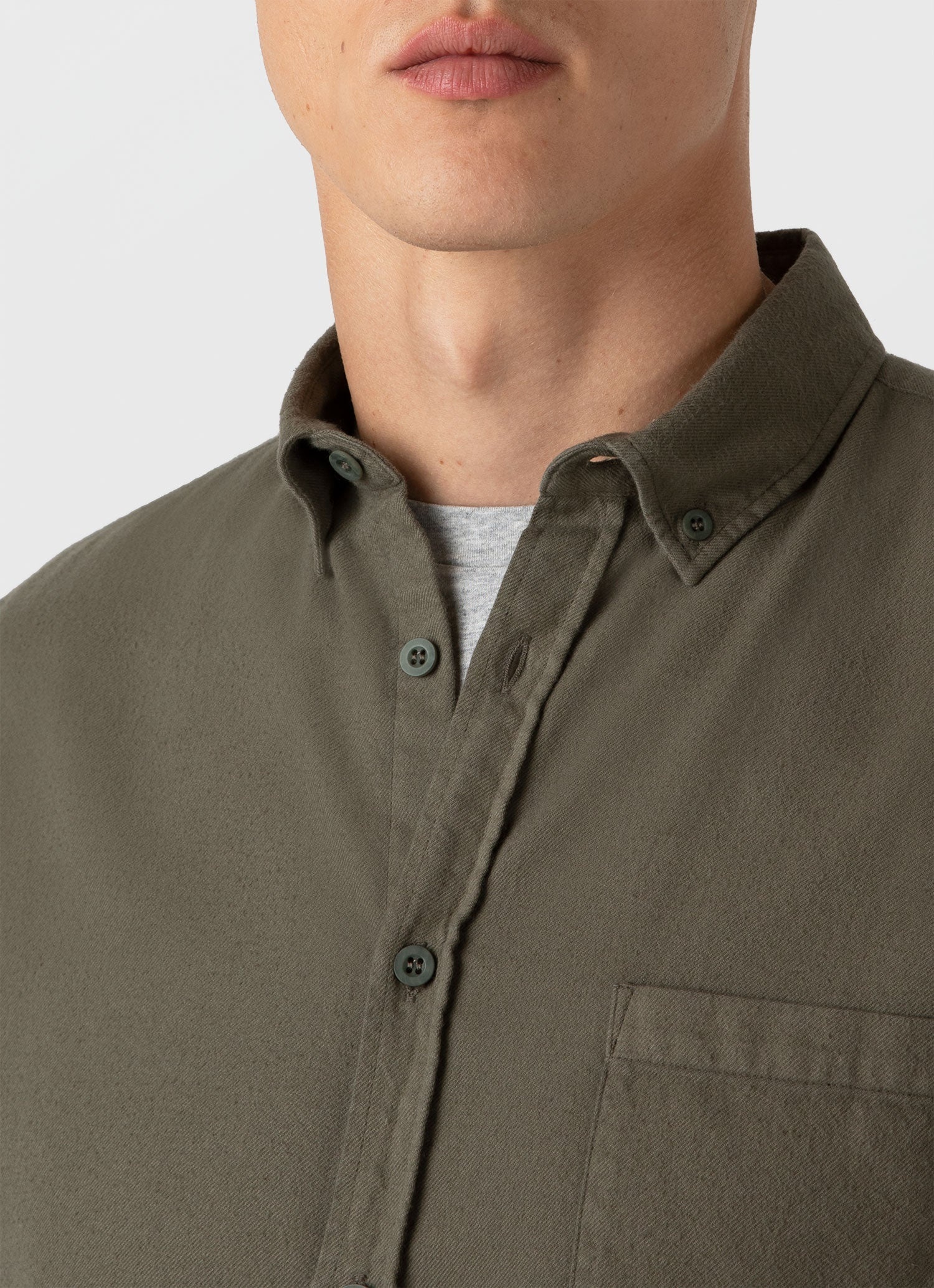 Button Down Flannel Shirt - 6