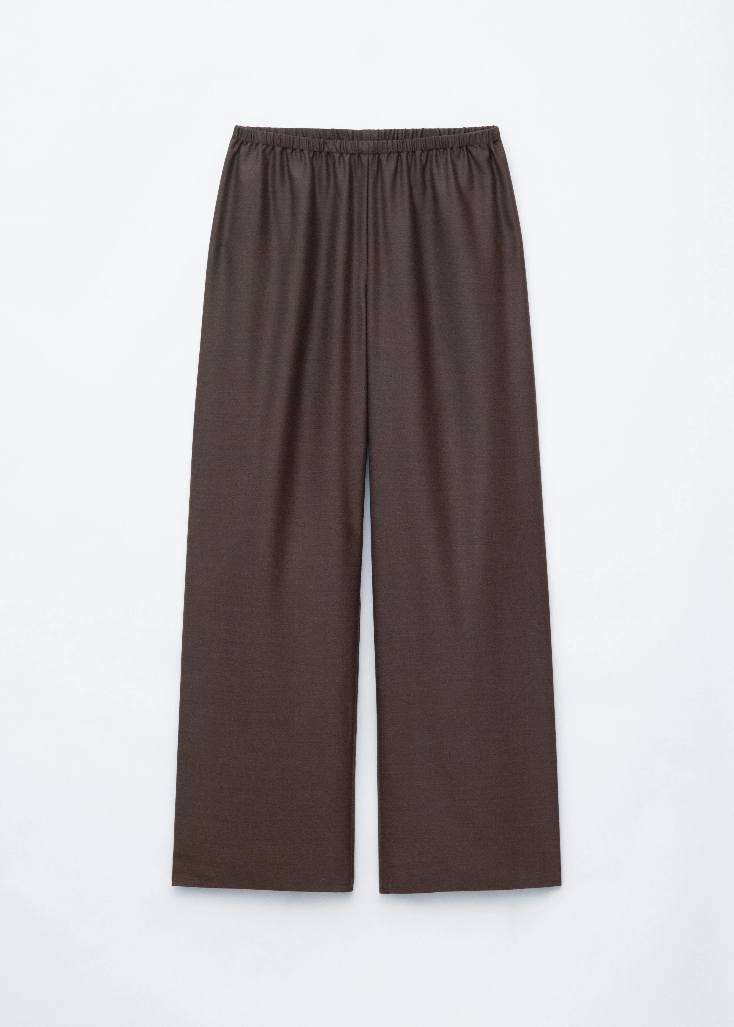 Pull-On Wool Trousers - 1