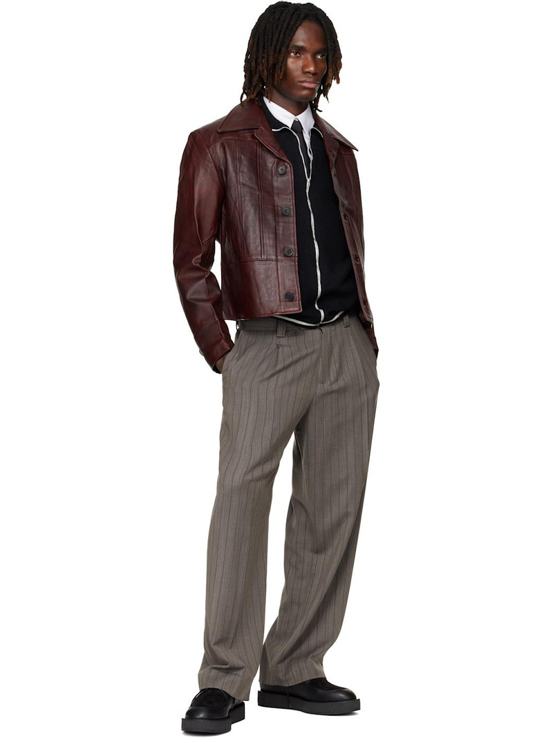 Enfants Riches Déprimés Gray Carrot Leg Trousers outlook