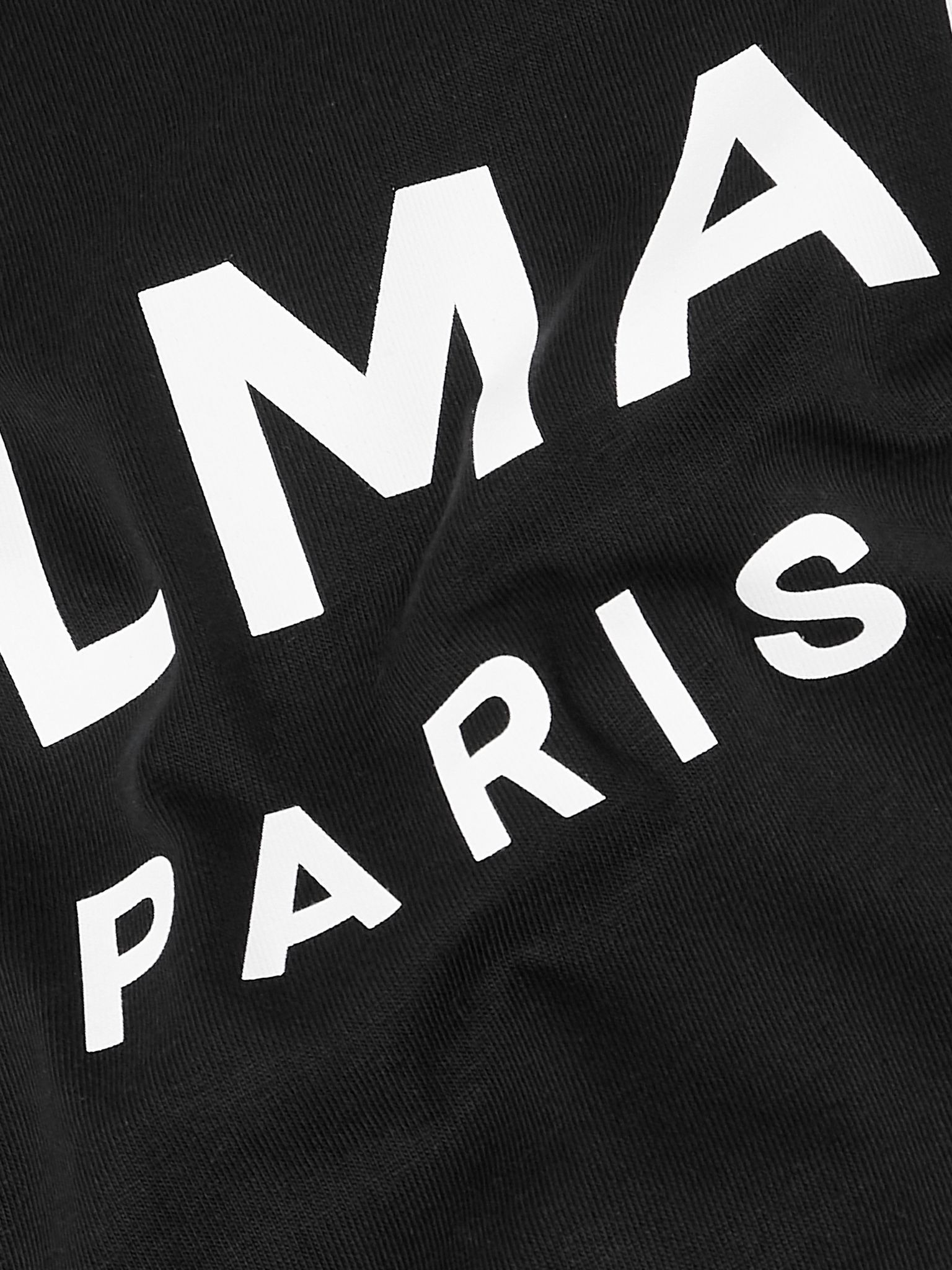 Logo-Print Organic Cotton-Jersey T-Shirt Black - 4