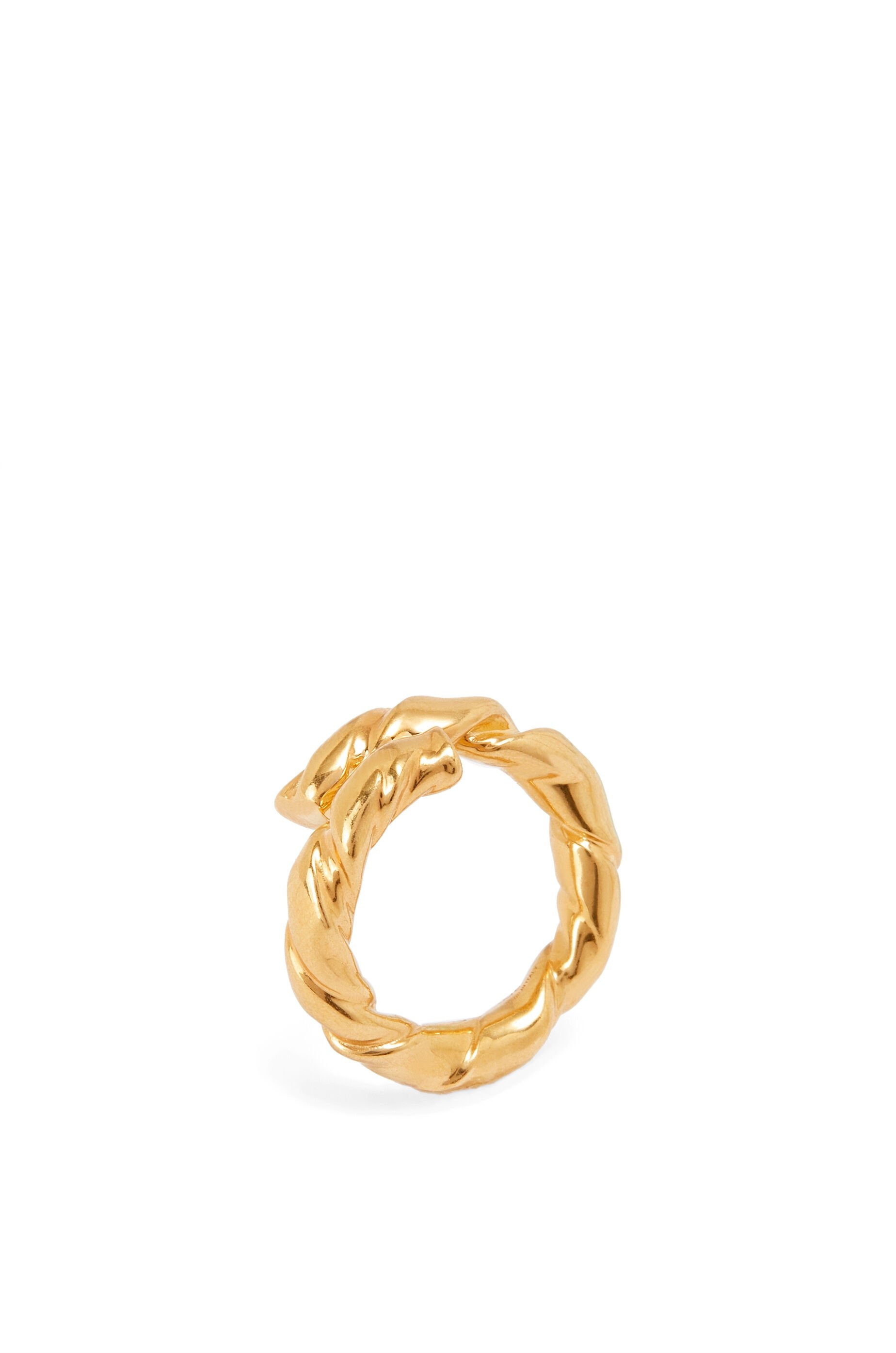 Nappa twist ring in sterling silver - 4