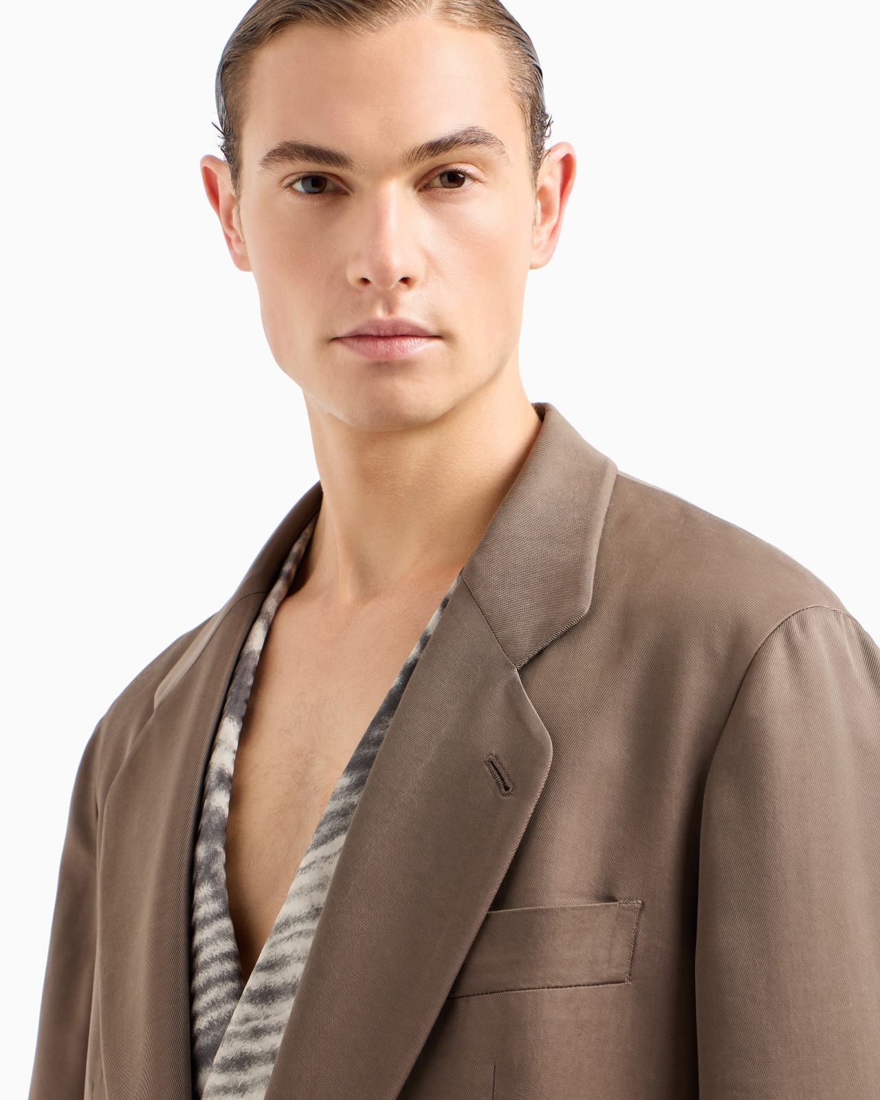 HERITAGE LINE CUPRO SINGLE-BREASTED SUIT - 5