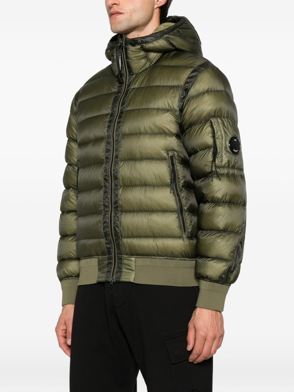 hooded quilted jacket - 3